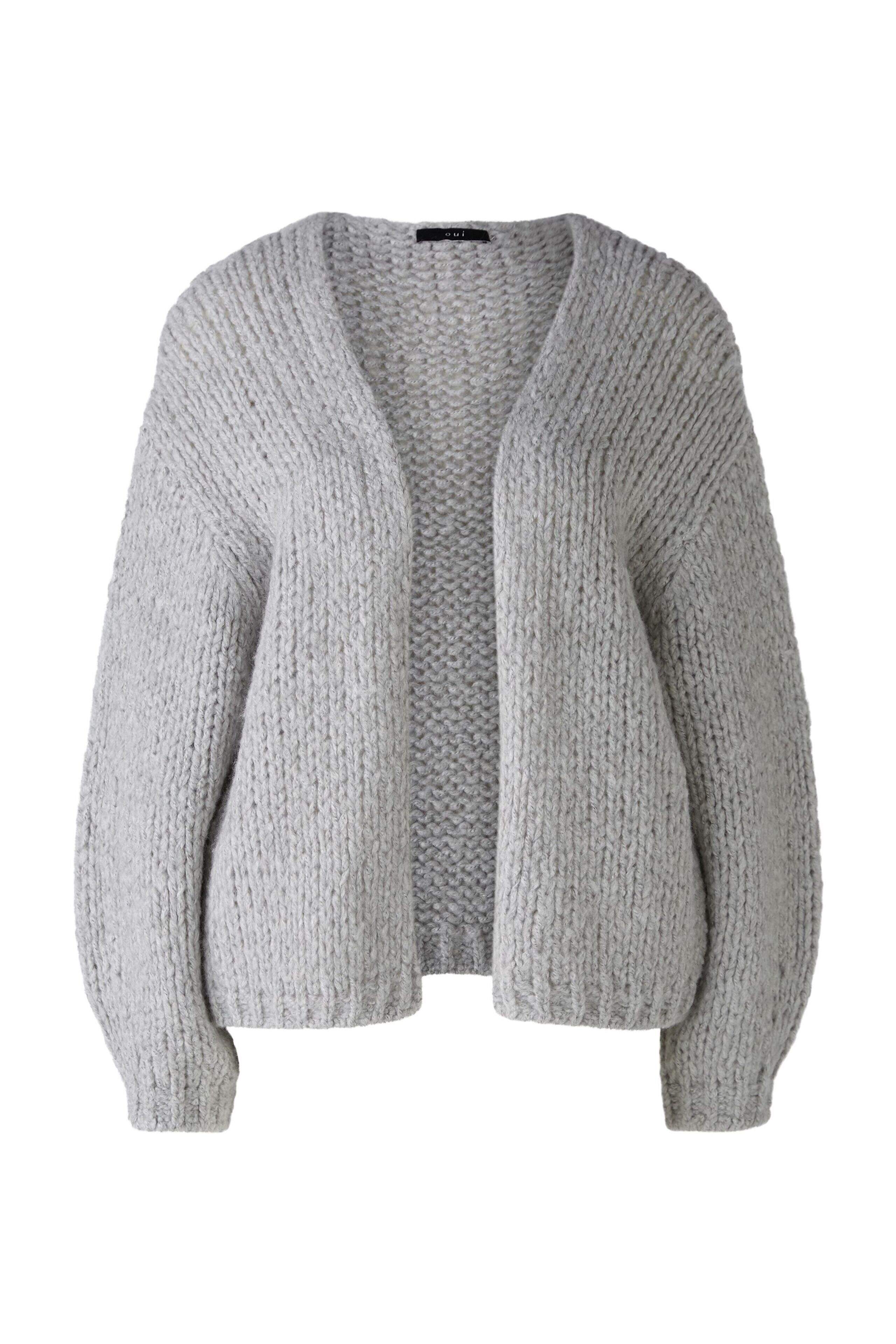 Wool Oui Cardigan Grau Mohair Strickjacke Graue Strickjacke Wolle
