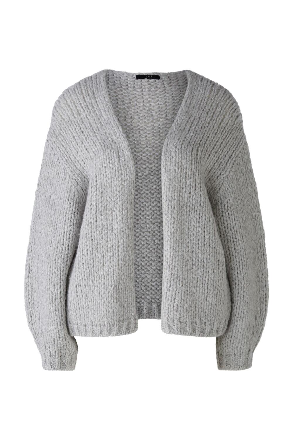Wool Oui Cardigan Grau Mohair Strickjacke Graue Strickjacke Wolle