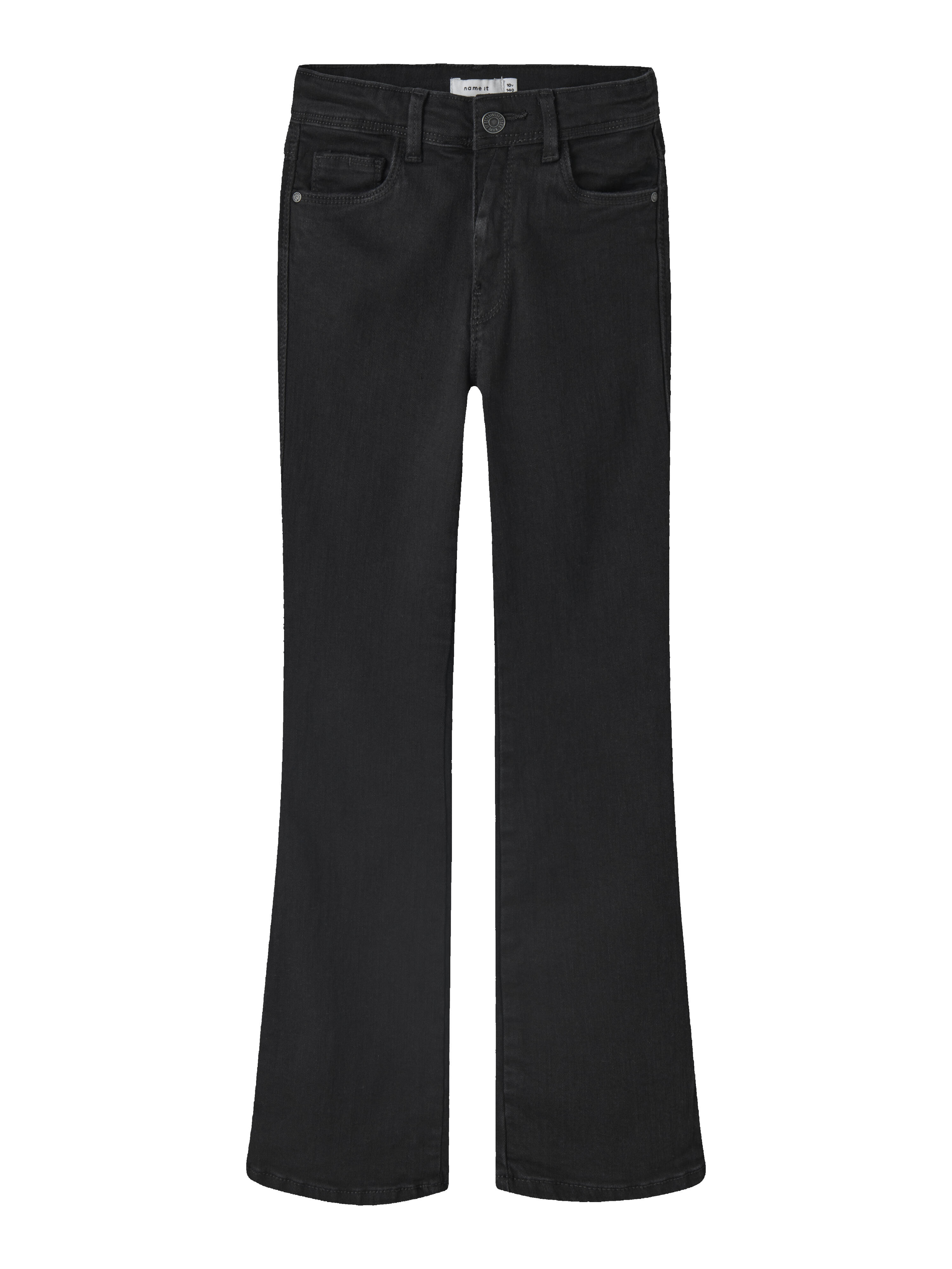 Name It - Nkfpolly Skinny Boot Jeans 1142-Au Noos Black Denim - Gr. - 134 - Bild 2