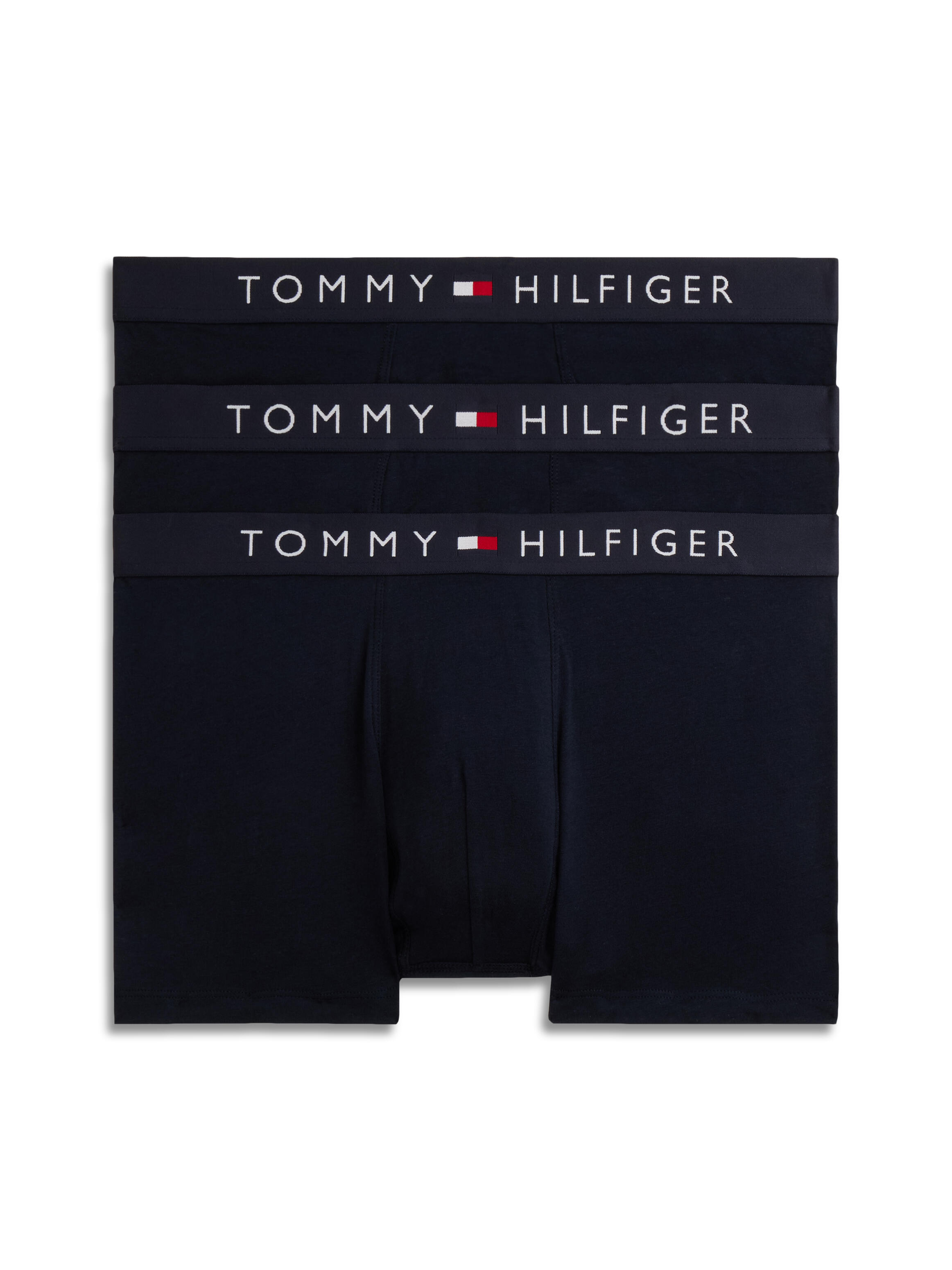 VAN GRAAF Tommy Hilfiger Herren Marine Boxershorts Im 3Er-Pack Jersey Blau, Klein - Bild 3