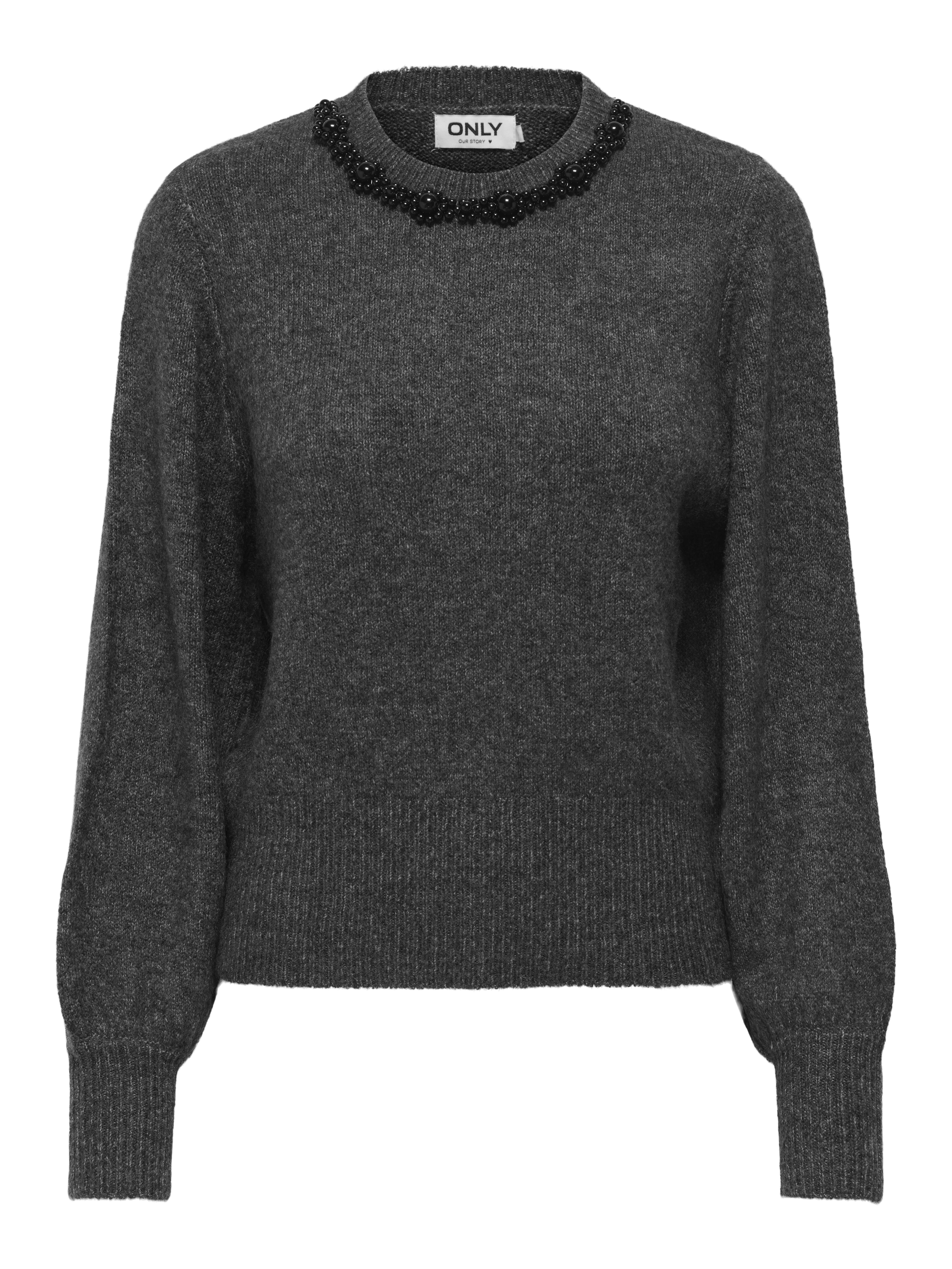 Only Grau Strickpullover Onlelsa M - Bild 2