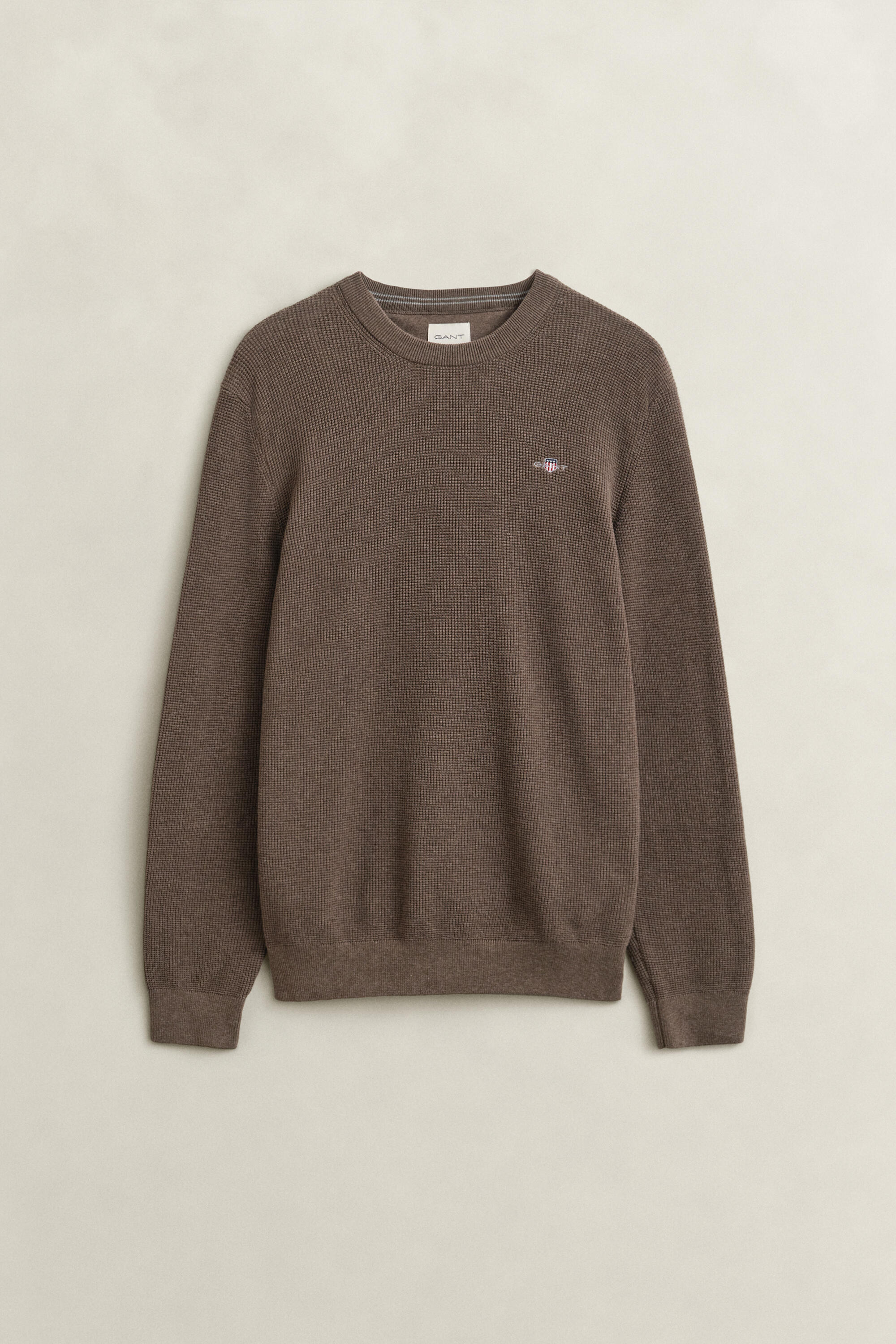 GANT Herren Micro Textured Cotton C-Neck Pullover - Bild 3