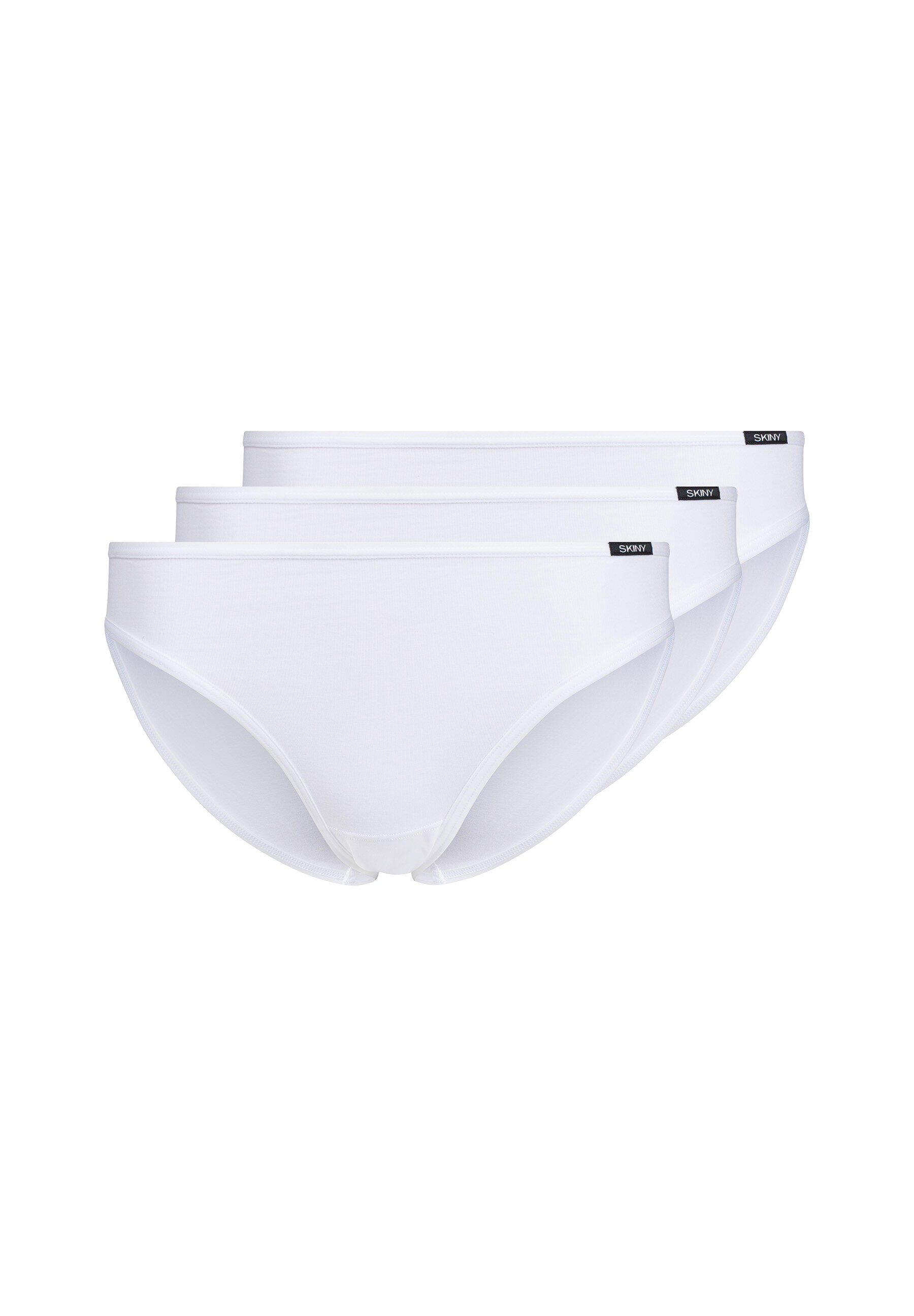 Sk Unisex Weiß Skiny Advantage Cotton Stretch Bikini Briefs 3 Pack | 081482-080500 - Bild 2