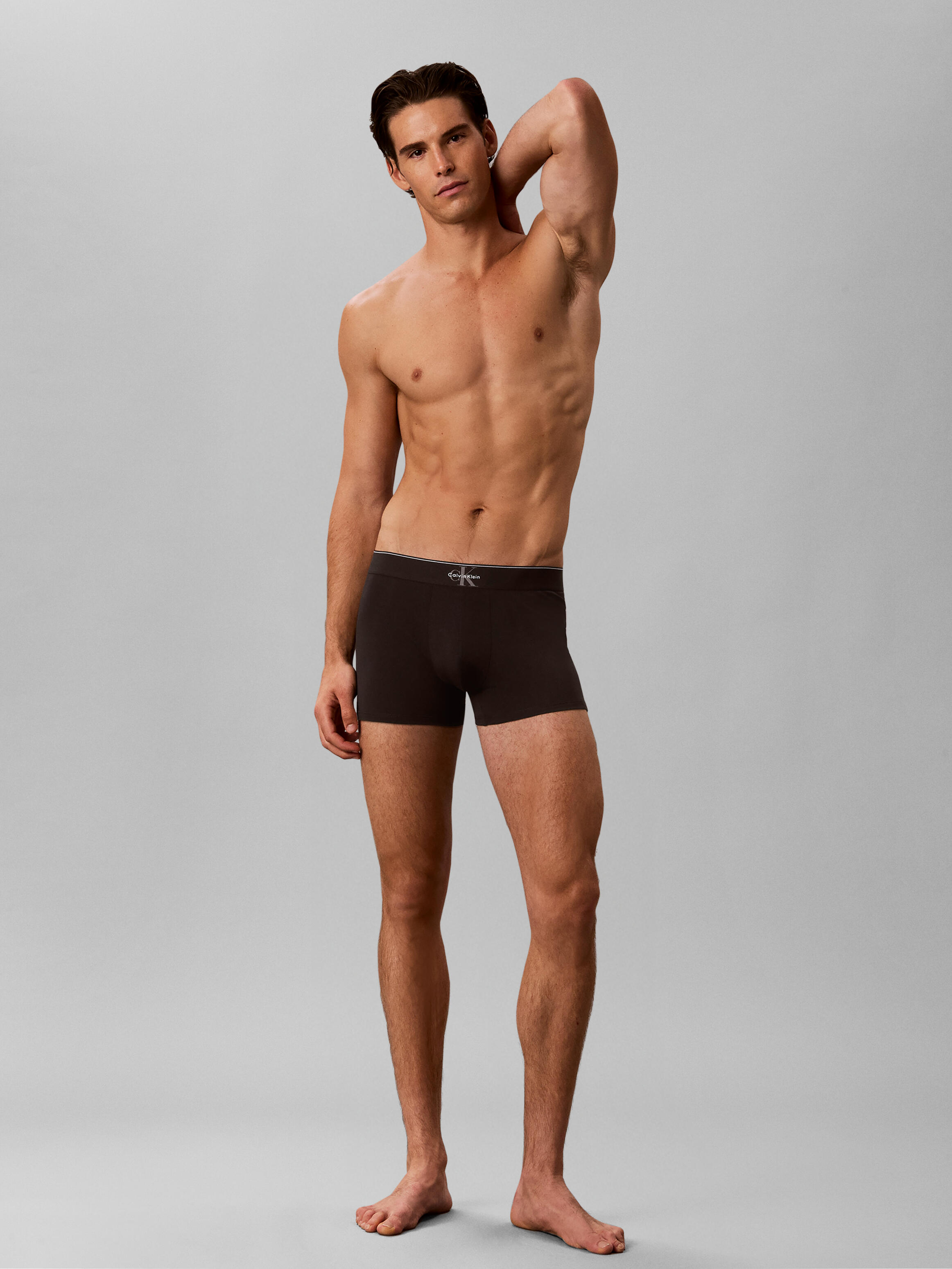 Calvin Klein Underwear Herren Schwarz 3Er-Pack Mono Logo Boxershorts Größe M, JD Sports - Bild 3