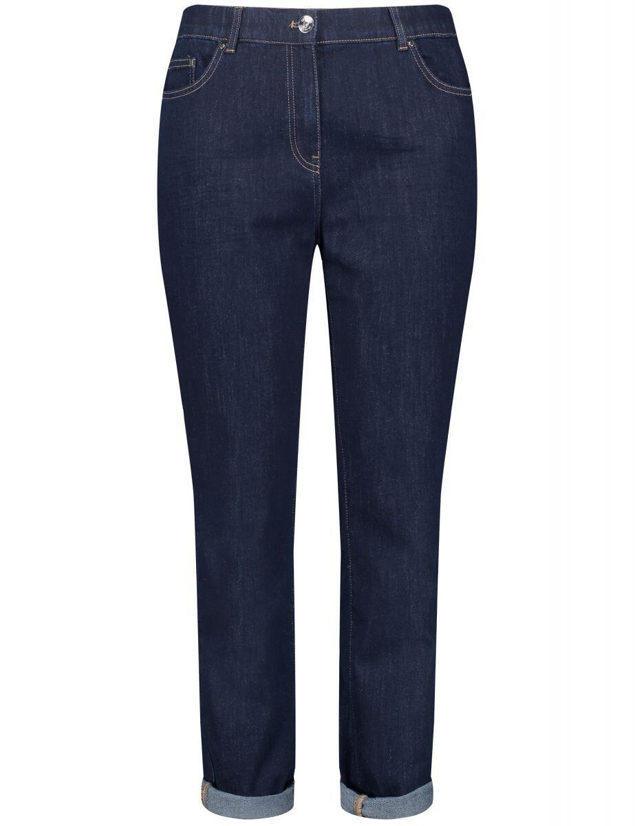 Samoon 5-Pocket Jeans - blau (08999) - 44 | Deutschland