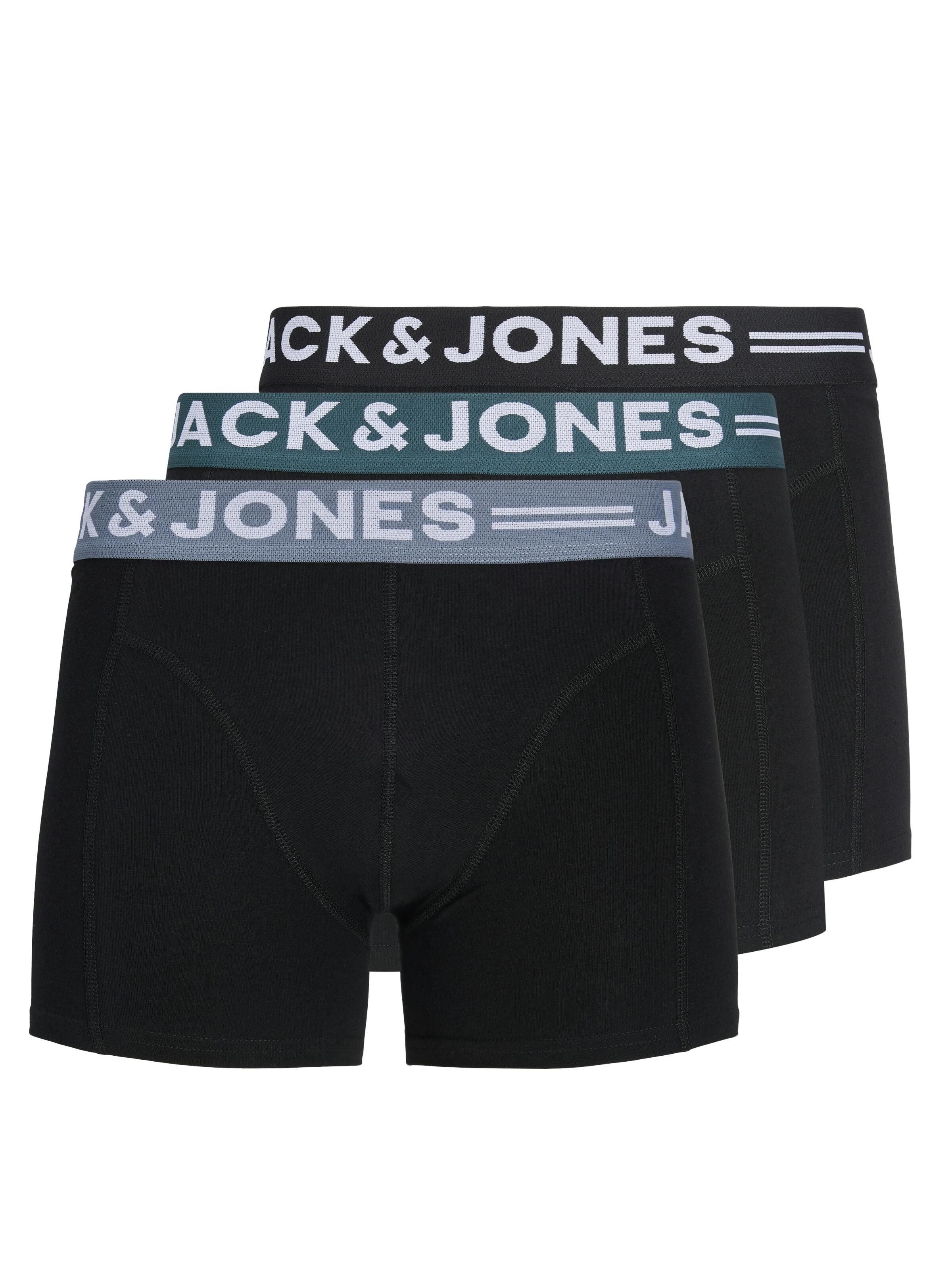 VAN GRAAF Jack & Jones Herren Schwarz Retro Short Baumwolle Klein - Bild 4