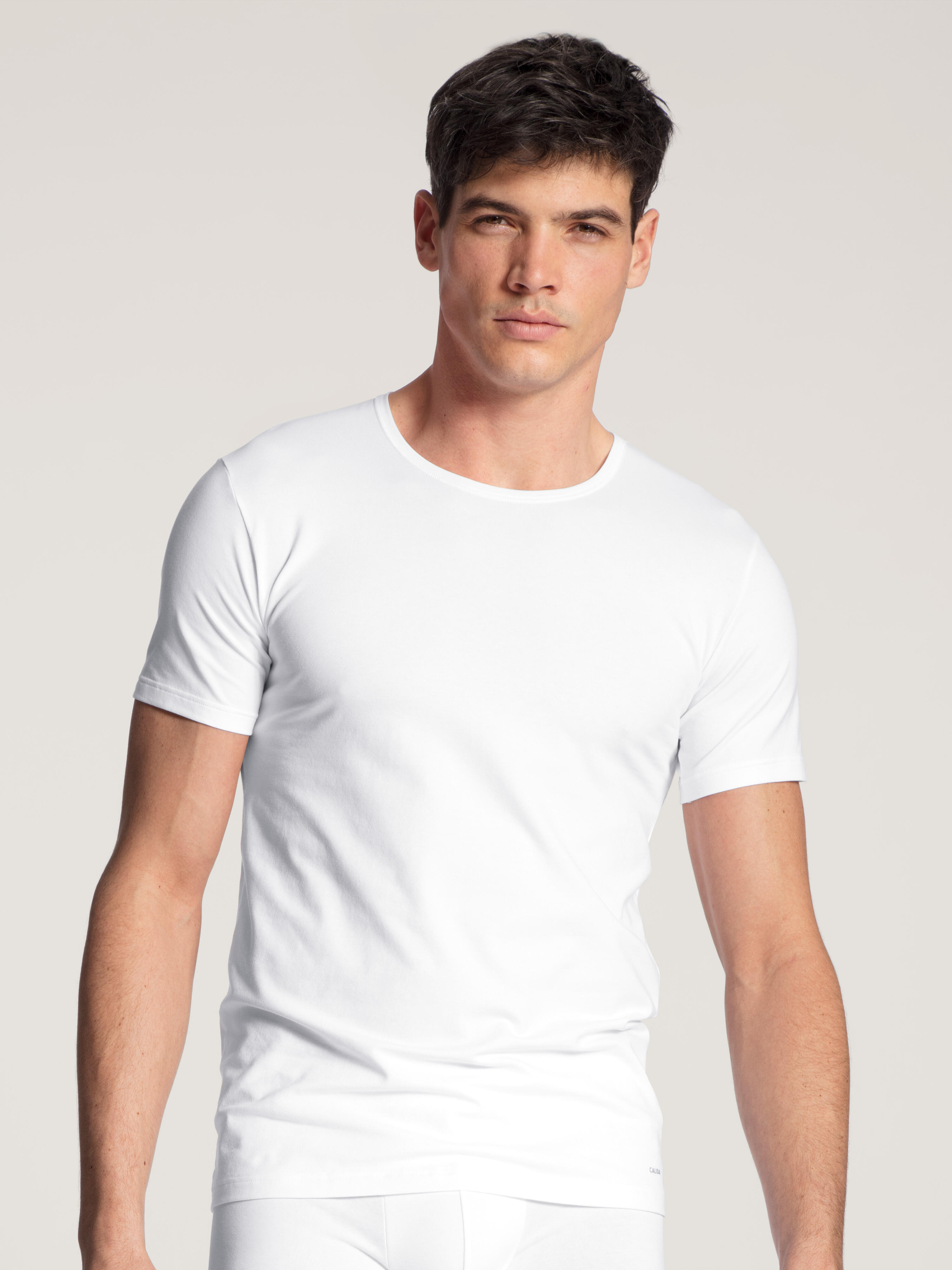 Calida Herren Weiss - T-Shirt - Gr. - Xl