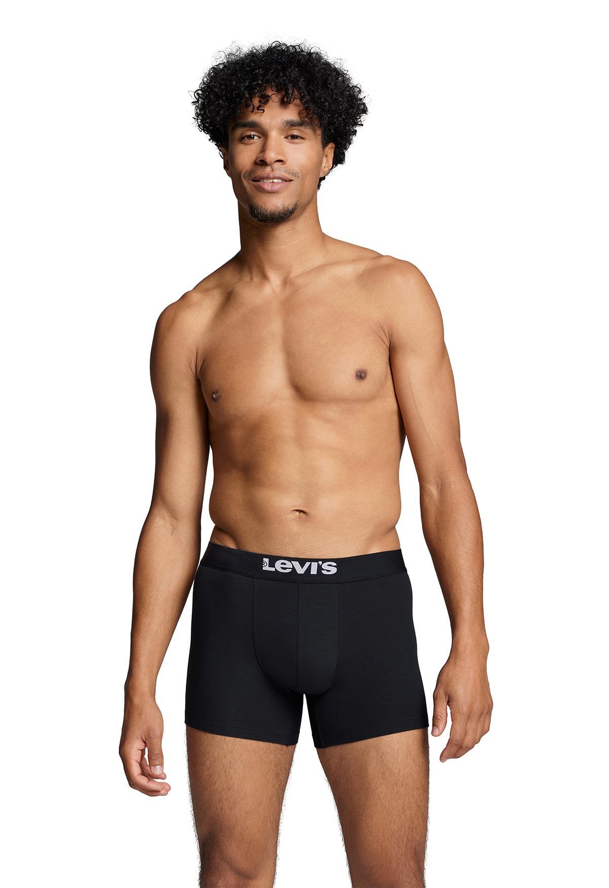 Levi's Herren Solid Boxershorts Unterwäsche Aus Bio-Baumwolle Im 8Er Pack - Bild 3