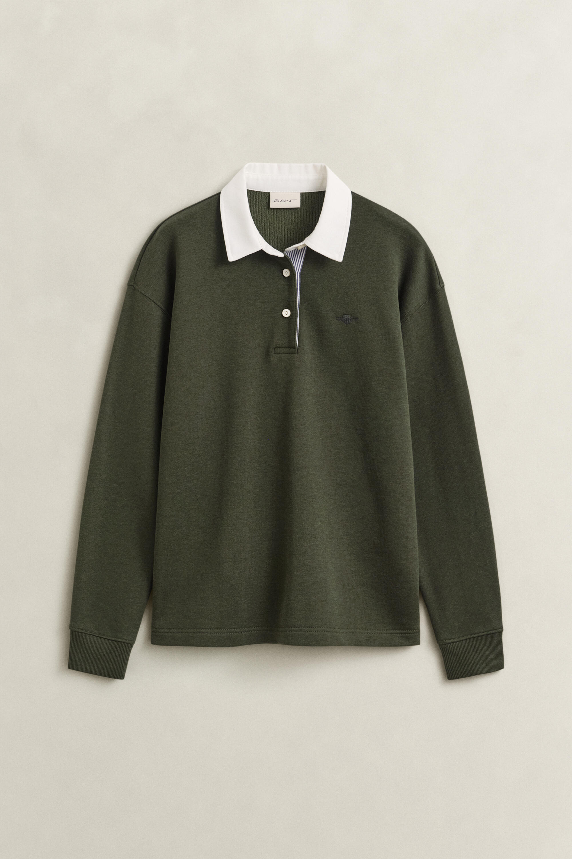 Gant Damen Mossy Grün Rugger Sweatshirt (Xl) - Bild 3