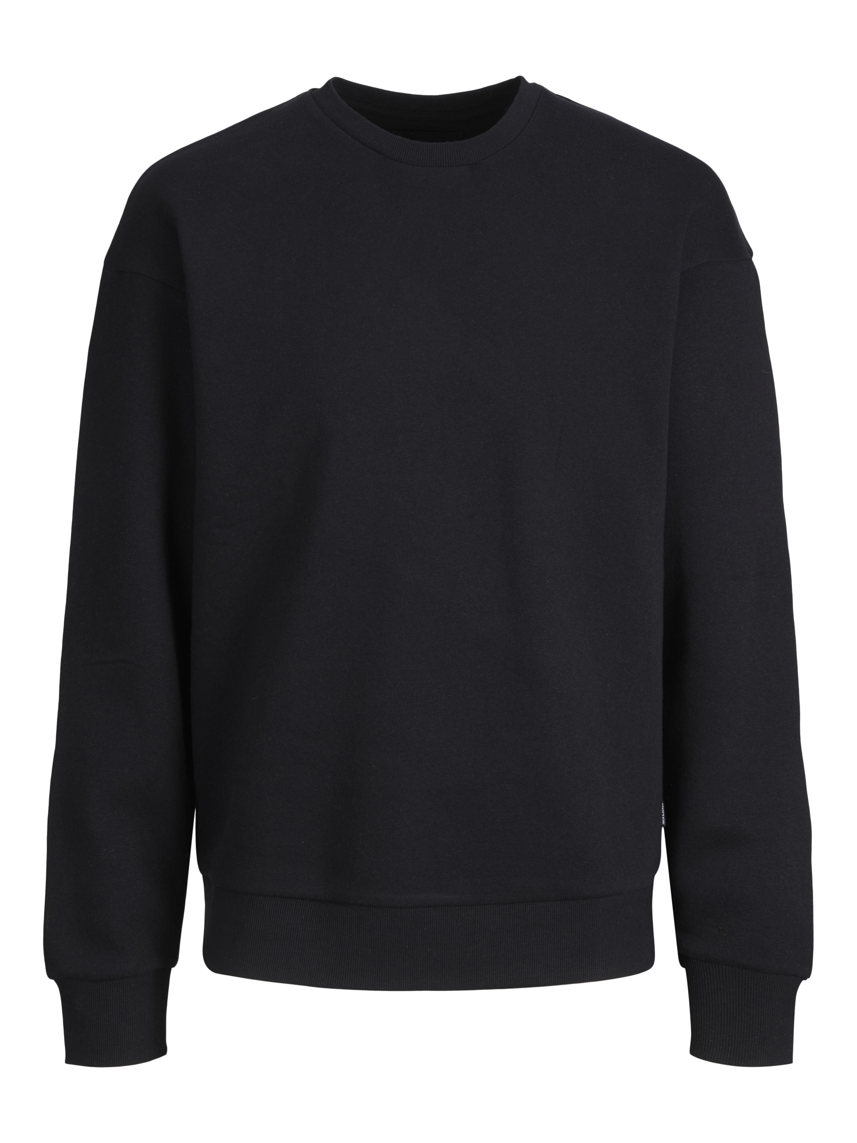 Jack & Jones Plus Size, Herren, Pullover, Crew Neck Plus size Sweatshirt, Schwarz, (4XL) - Bild 5