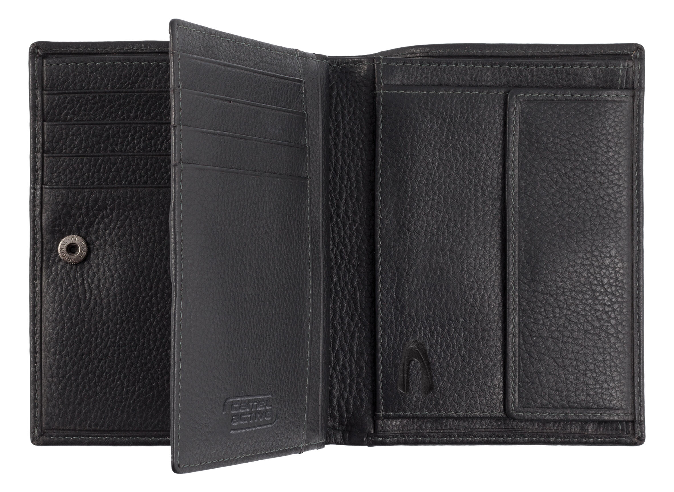 schwarze camel active Atlanta Brieftasche LederHerrenbörse Lederbörse Brieftasch - Bild 8