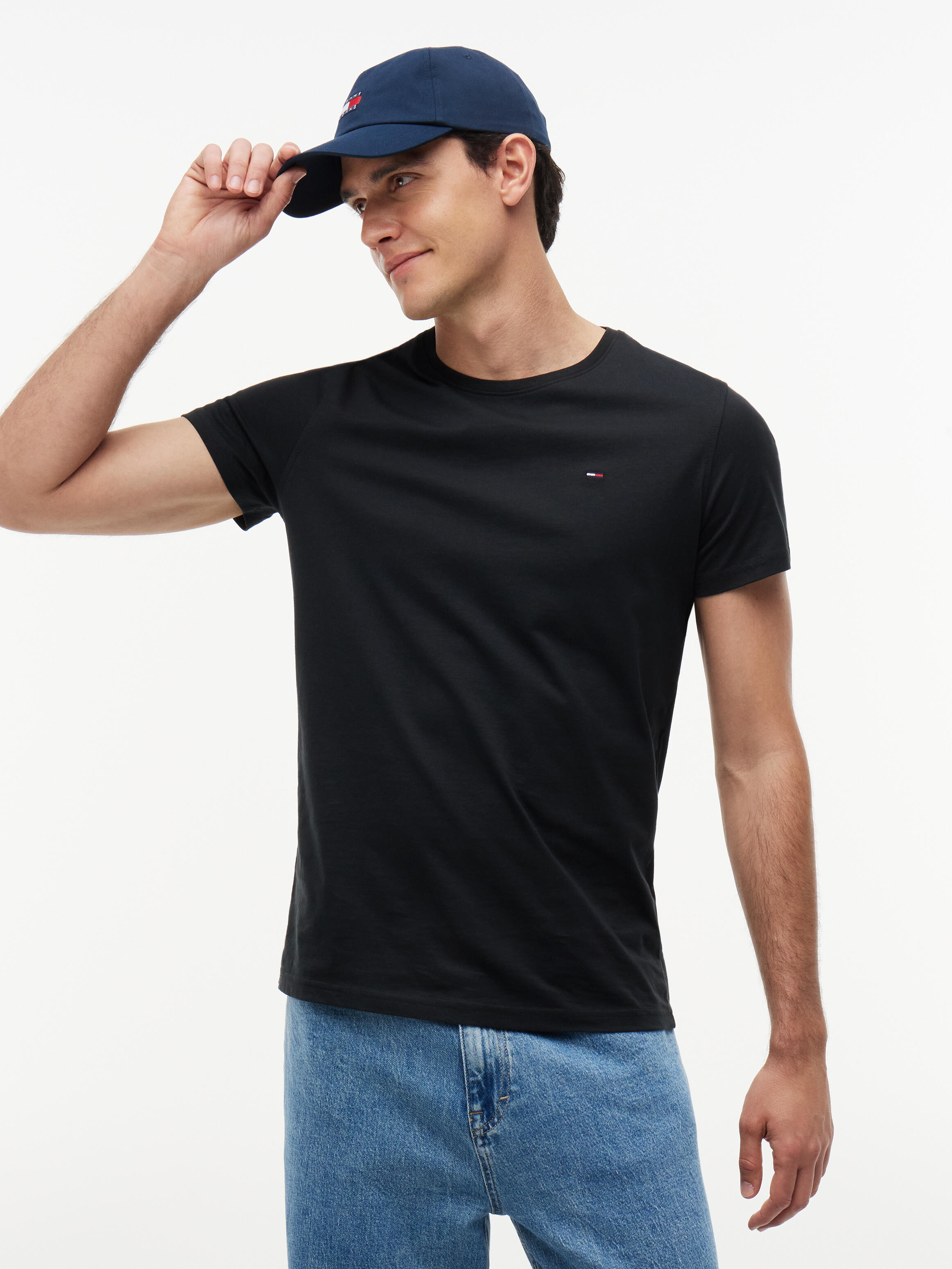 Tommy Jeans (Pvh Group) - Tjm Xslim Jersey Tee Tommy Black - Gr. - Xxl - Bild 2