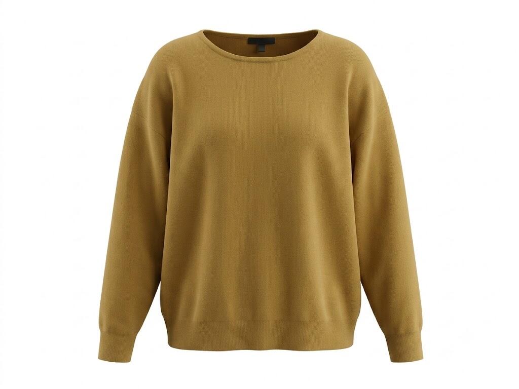 Mango Damen Grün Pullover Mit U-Boot-Ausschnitt In Khaki - Bild 2