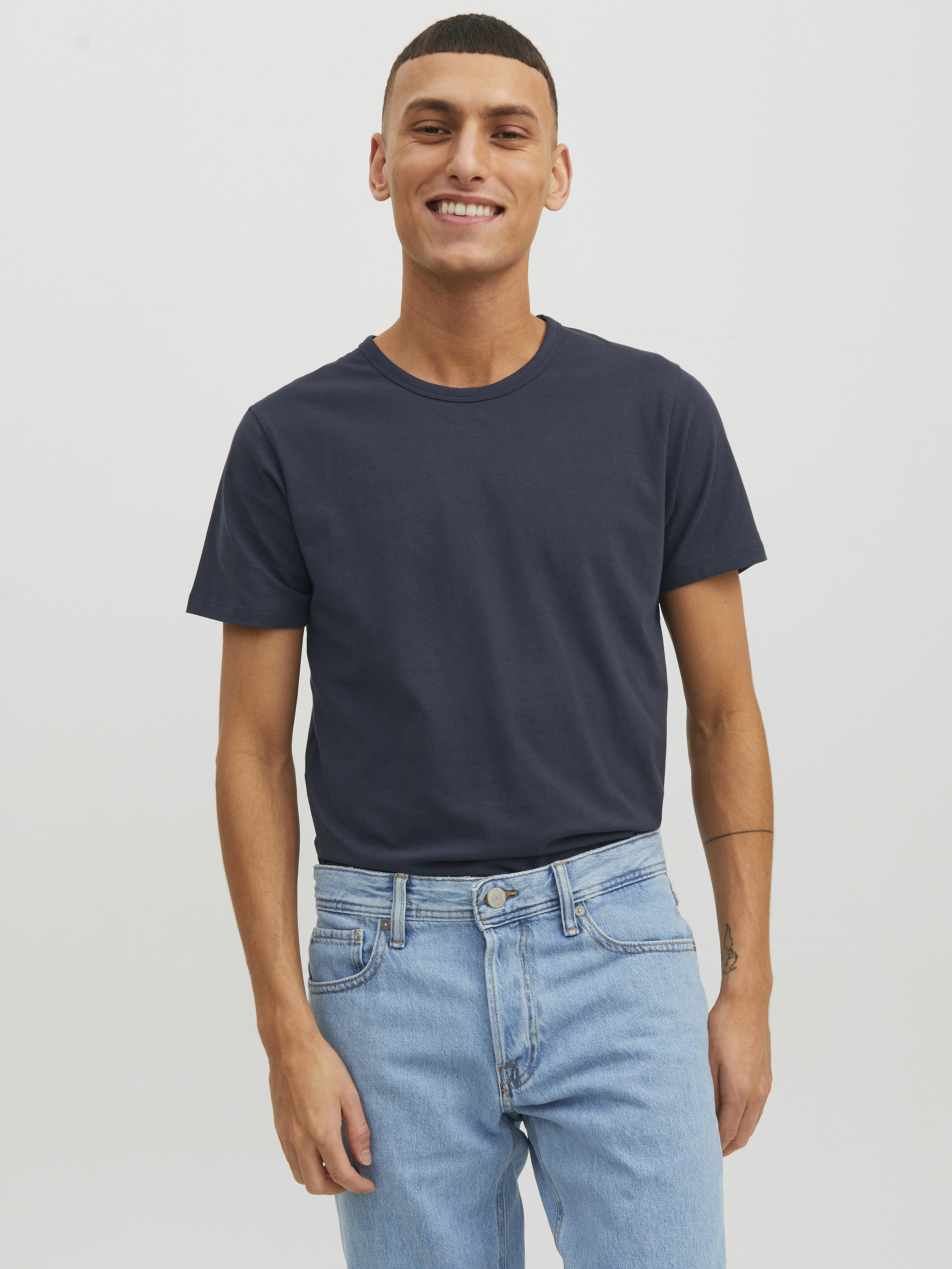 Jack & Jones Herren Blau T-Shirt - Bild 4