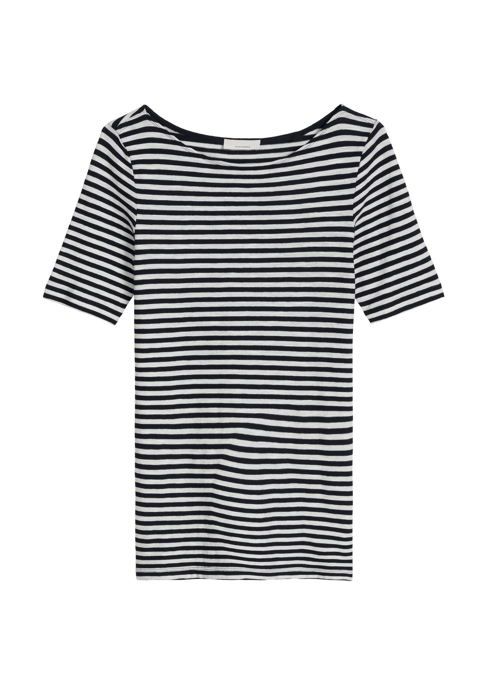 Marc O'polo Damen Schwarz T-Shirt B01219651333 Regular Fit - Bild 2