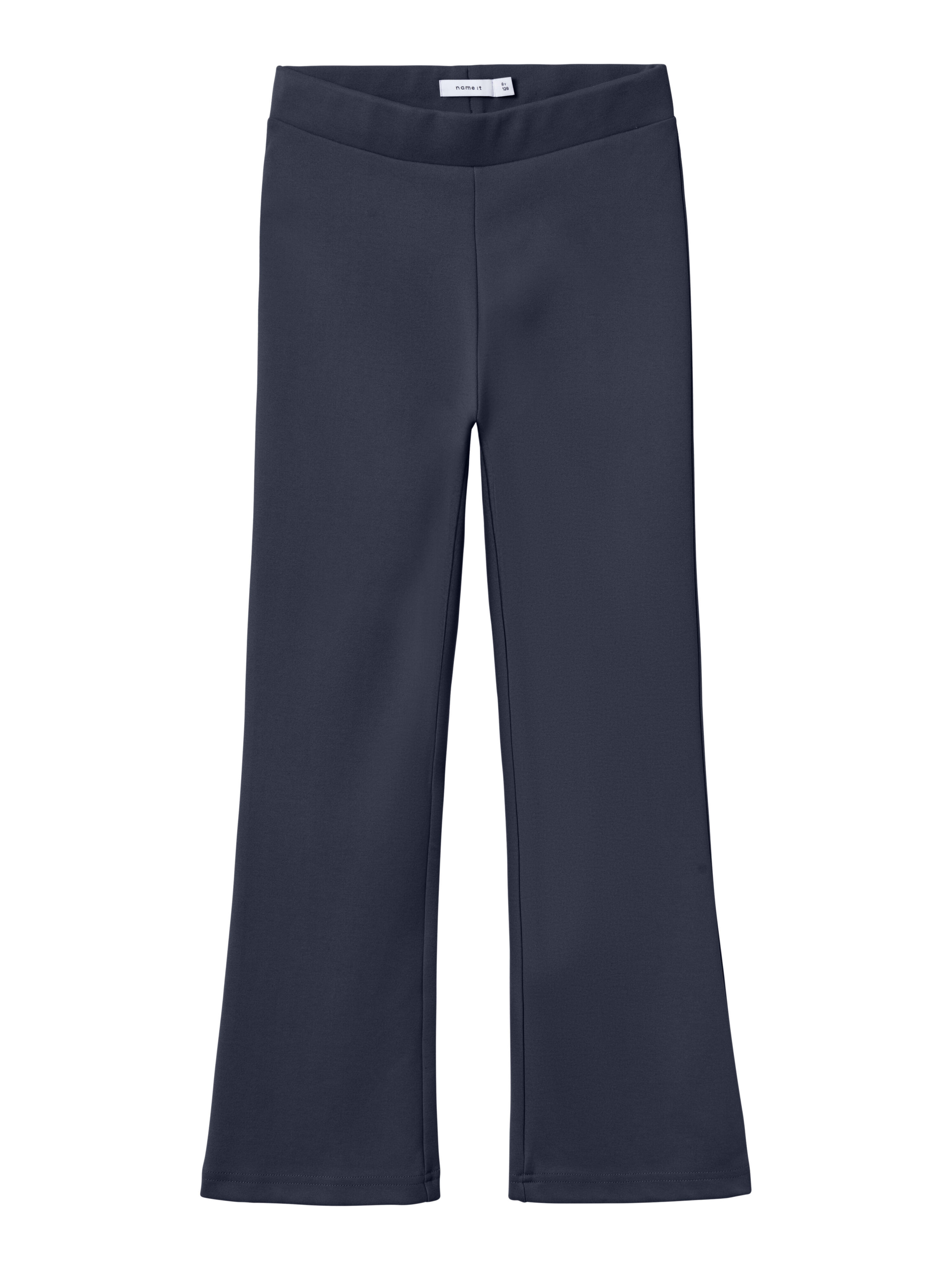 Name It Mädchen Schwarz Jerseyhose "Nkffrikkali Für Mit Ausgestelltem Bein Und Viskose", Gr. 110, N-Gr, Blau ( Sapphire), Web, Obermaterial... - Bild 3
