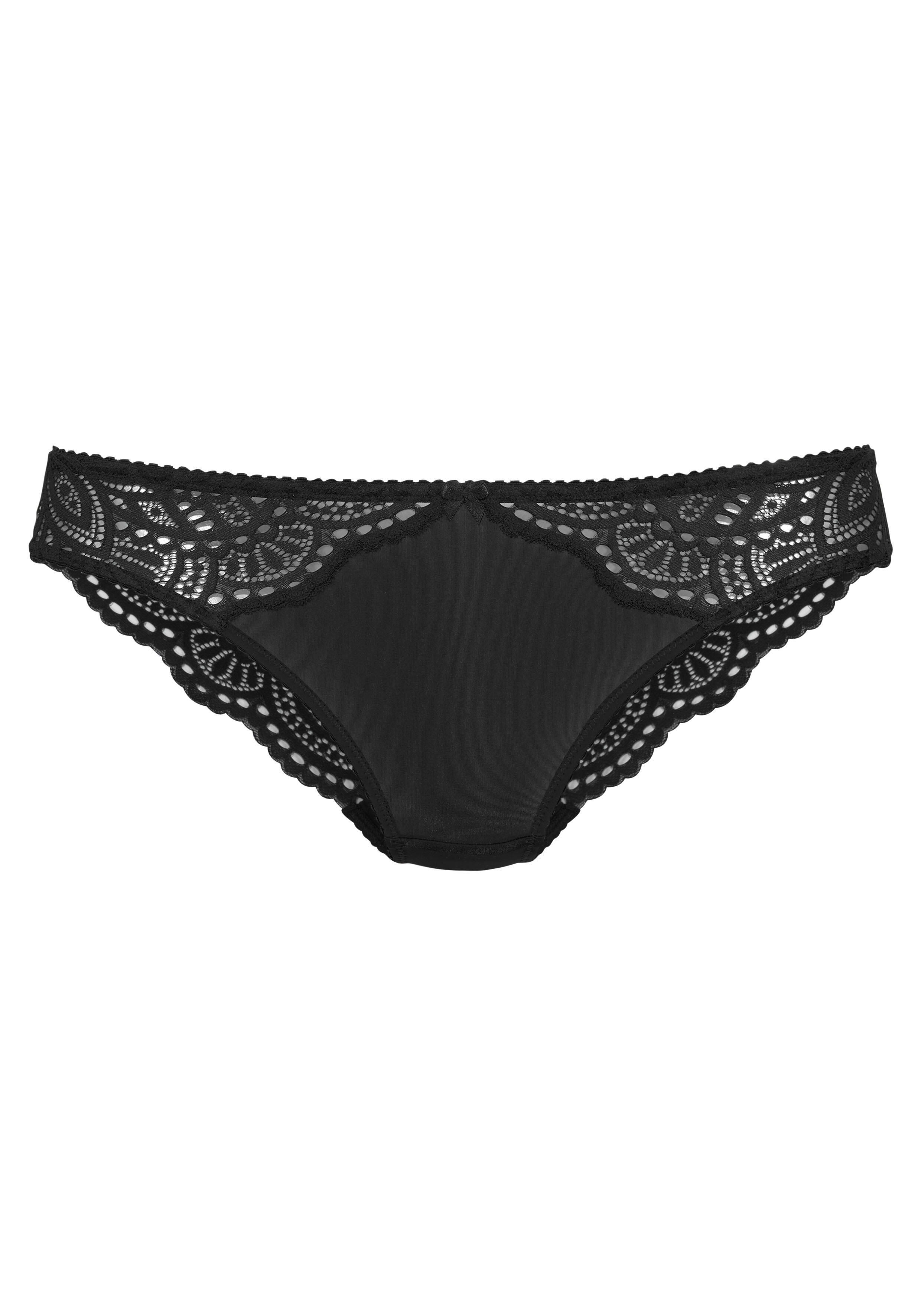 Lascana - Slip Black - Gr. - 38