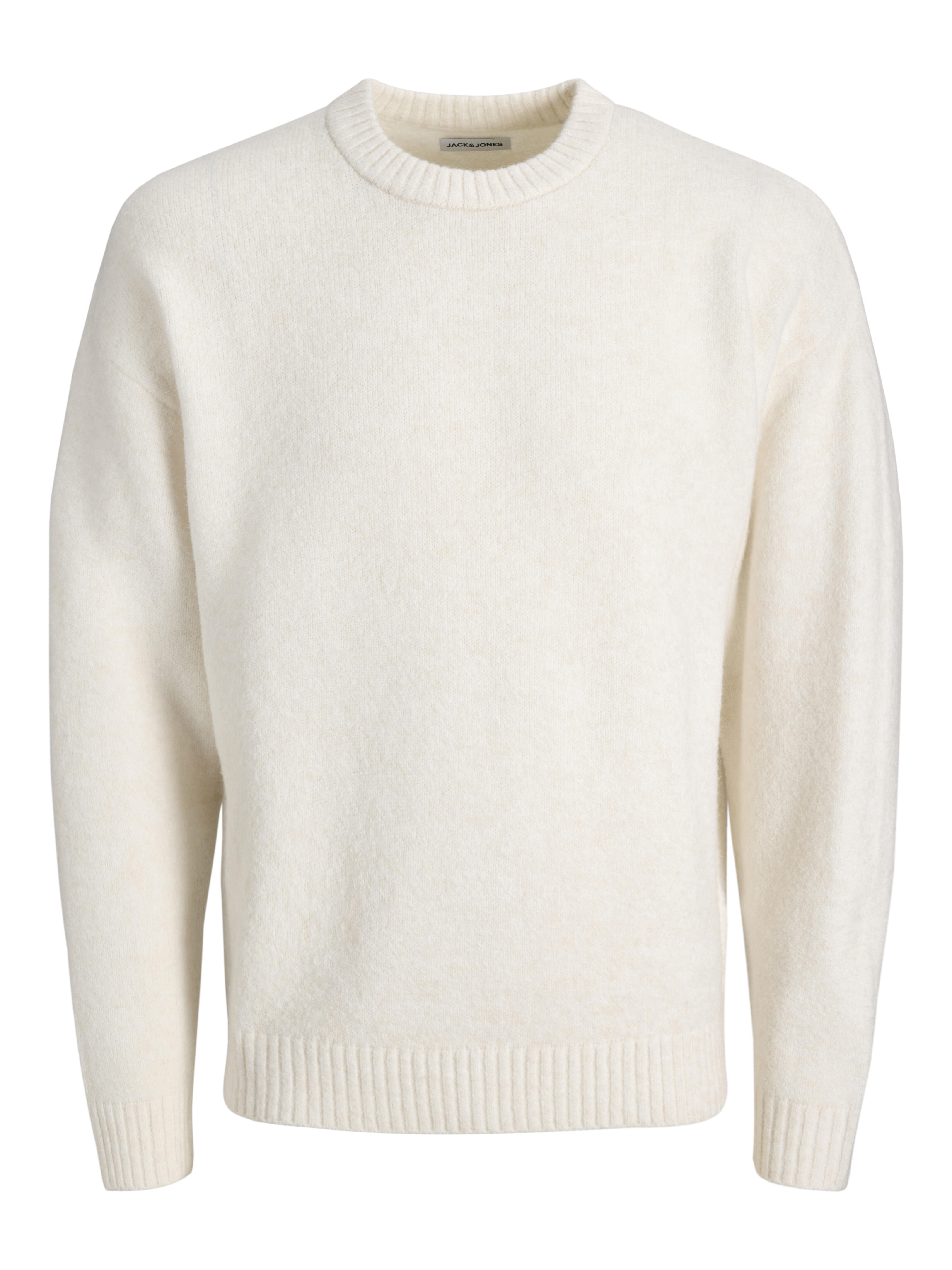 Einfarbig Strickpullover | Relaxed Fit, Einfarbig, Langarm, Casual, Bei max. 30°C im schongang waschen - Bild 4