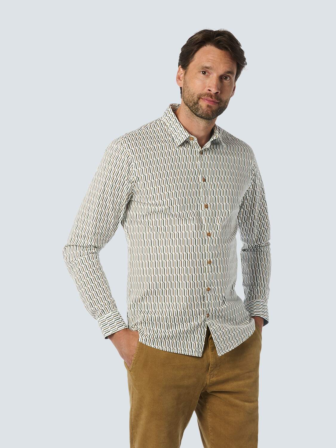 No Excess Shirt Stretch Allover Printed | Deutschland