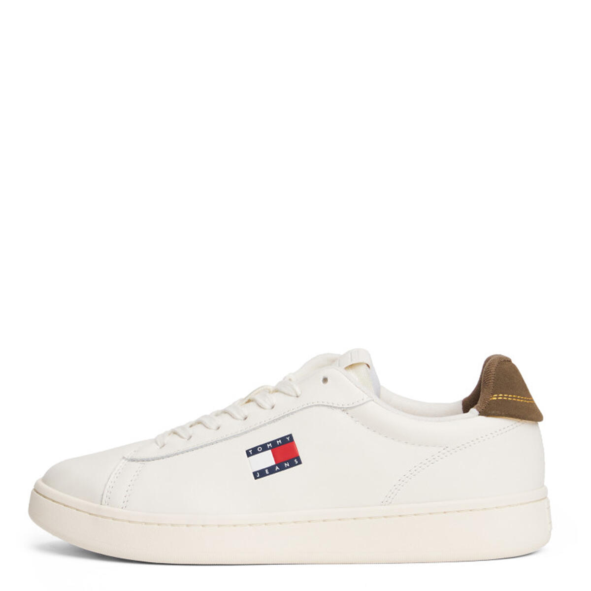 Tommy Hilfiger - Archive Court Sneaker Aus Leder Weiß - Gr. - 41 - Bild 3