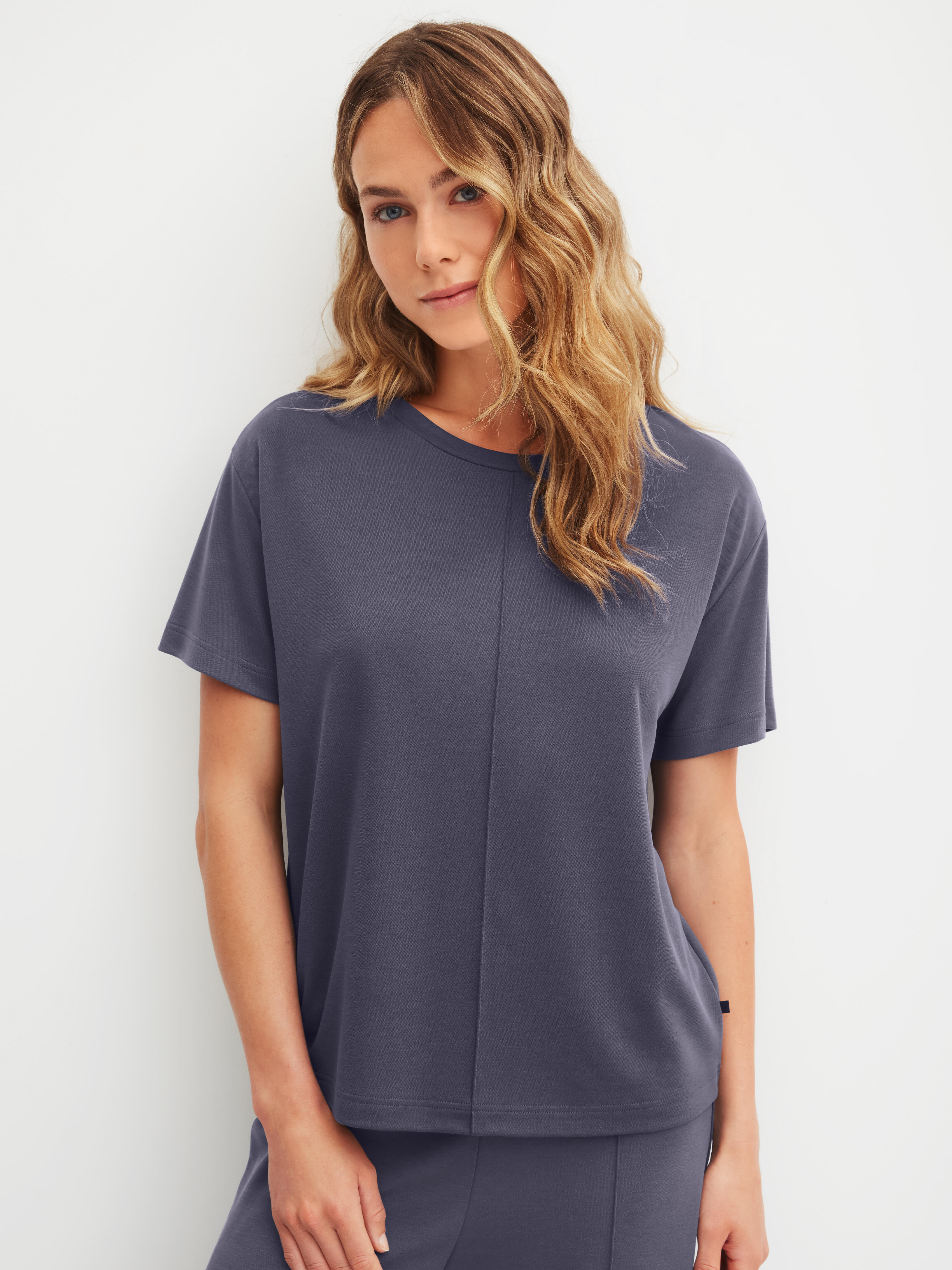 Calida Damen - Shirt Kurzarm Graystone - Gr. - S