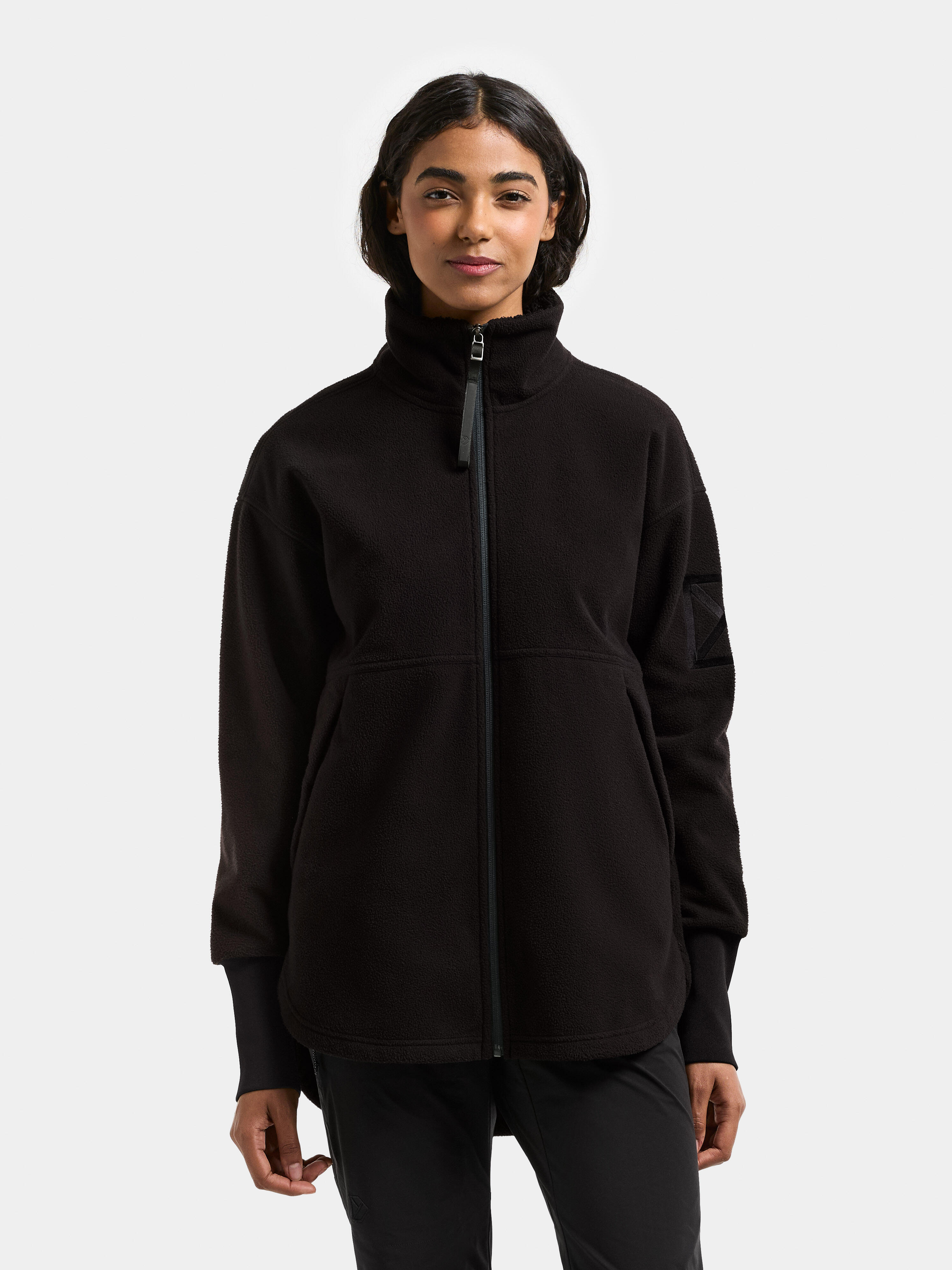 Didriksons - Ronja Wns Fullzip Black - Gr. - 46