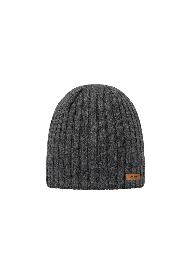 Barts Herren Anthrazit Haakon Lambswool Strickmütze By - Bild 3