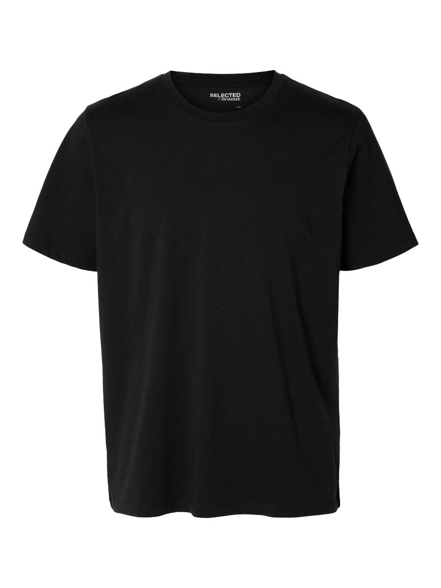 Selected Men Schwarz - Lässiges T-Shirt - Gr. - L
