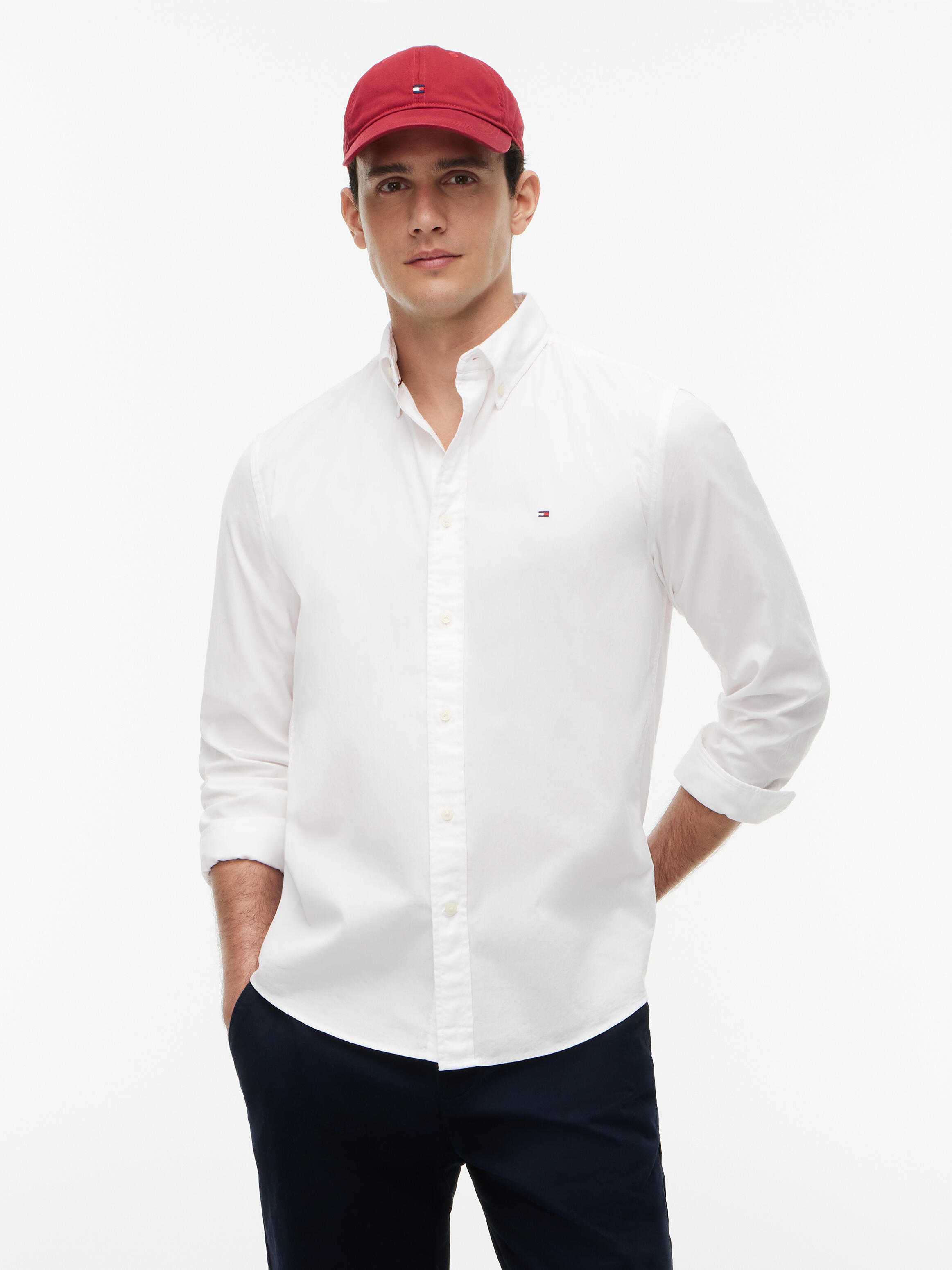 Tommy Hilfiger Poplin Hemd Flex Weiß Größe XXL - Bild 5