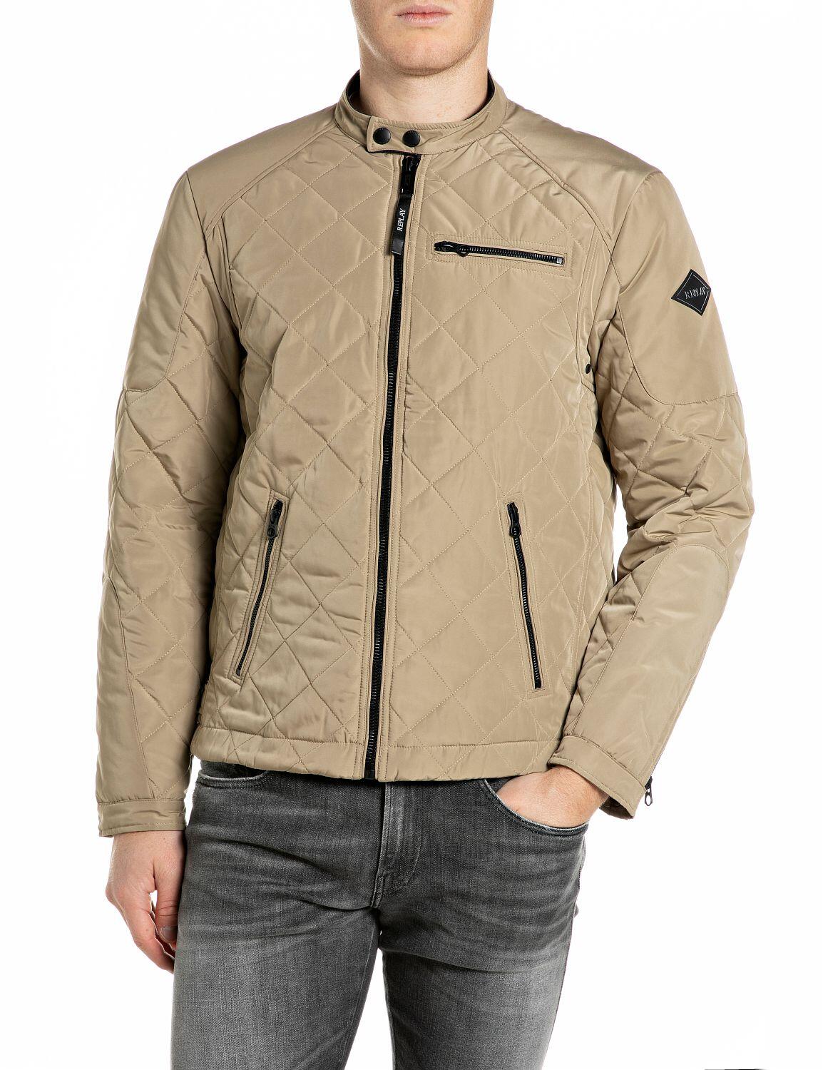 Replay, Herren, Leichte Jacken, Steppjacke, Braun, (L) - Bild 2