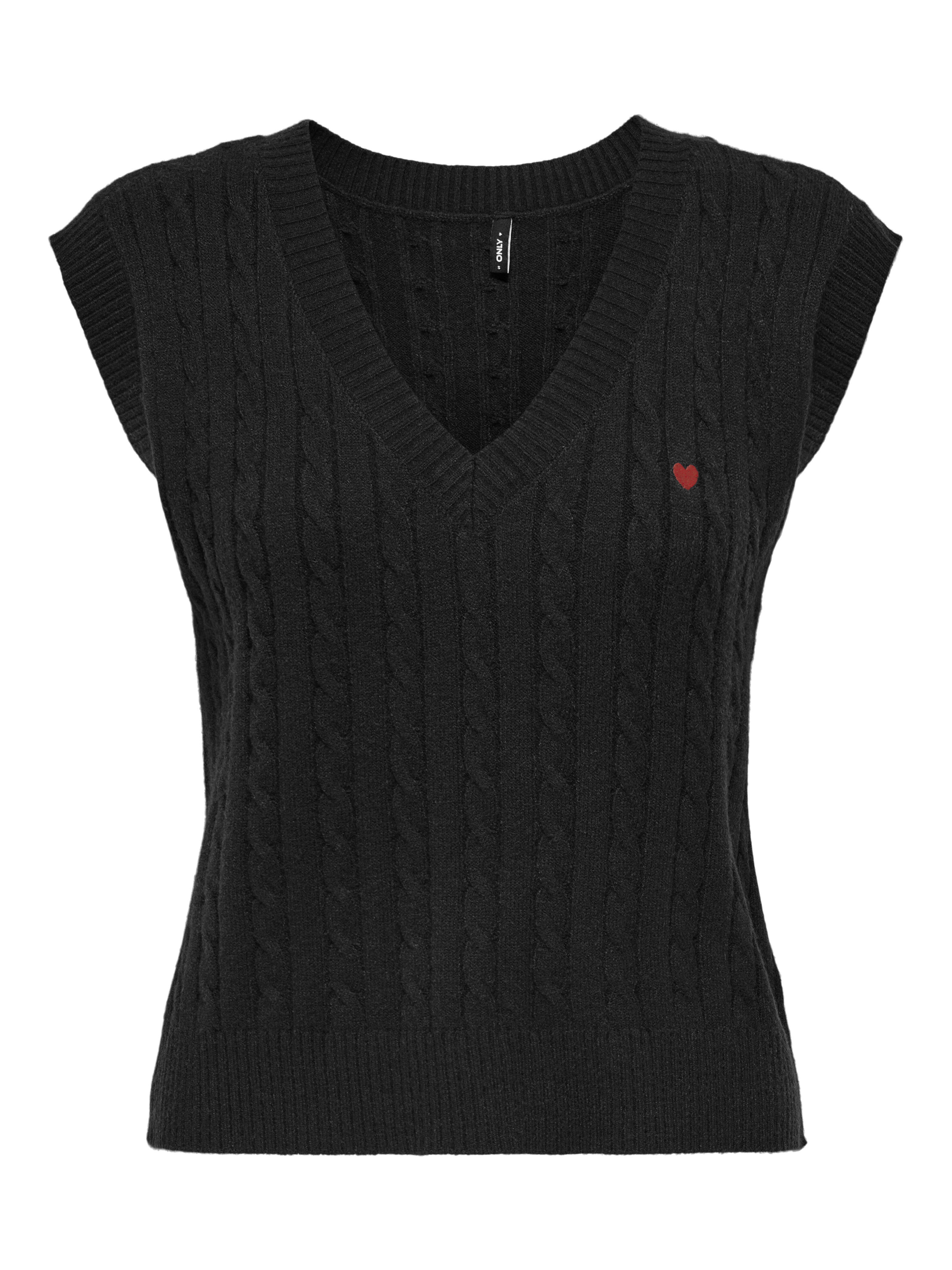 Onlibi Button Sl Vest Cc Knt, night sky, L