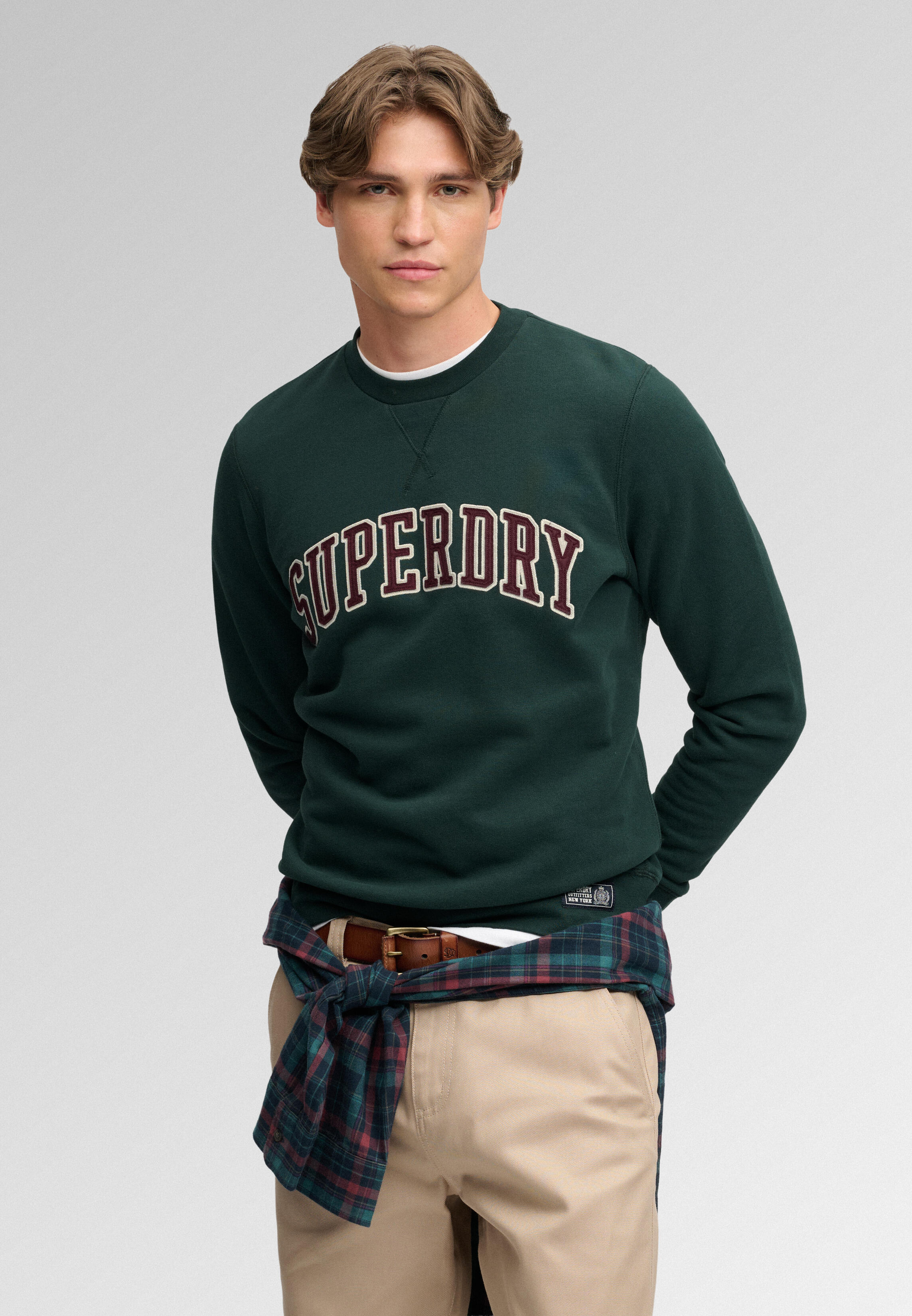 Superdry Herren Vert Pullover Athletic Applique - Bild 4