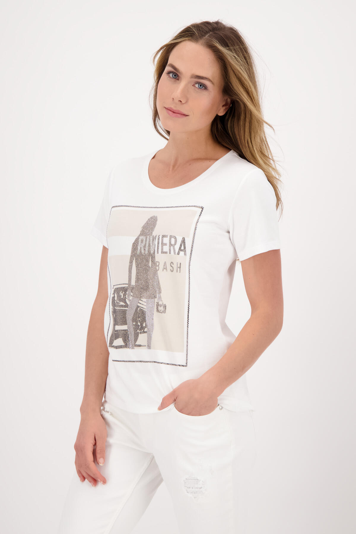 monari T Shirt mit Fotoprint und Glitzersteine | Deutschland