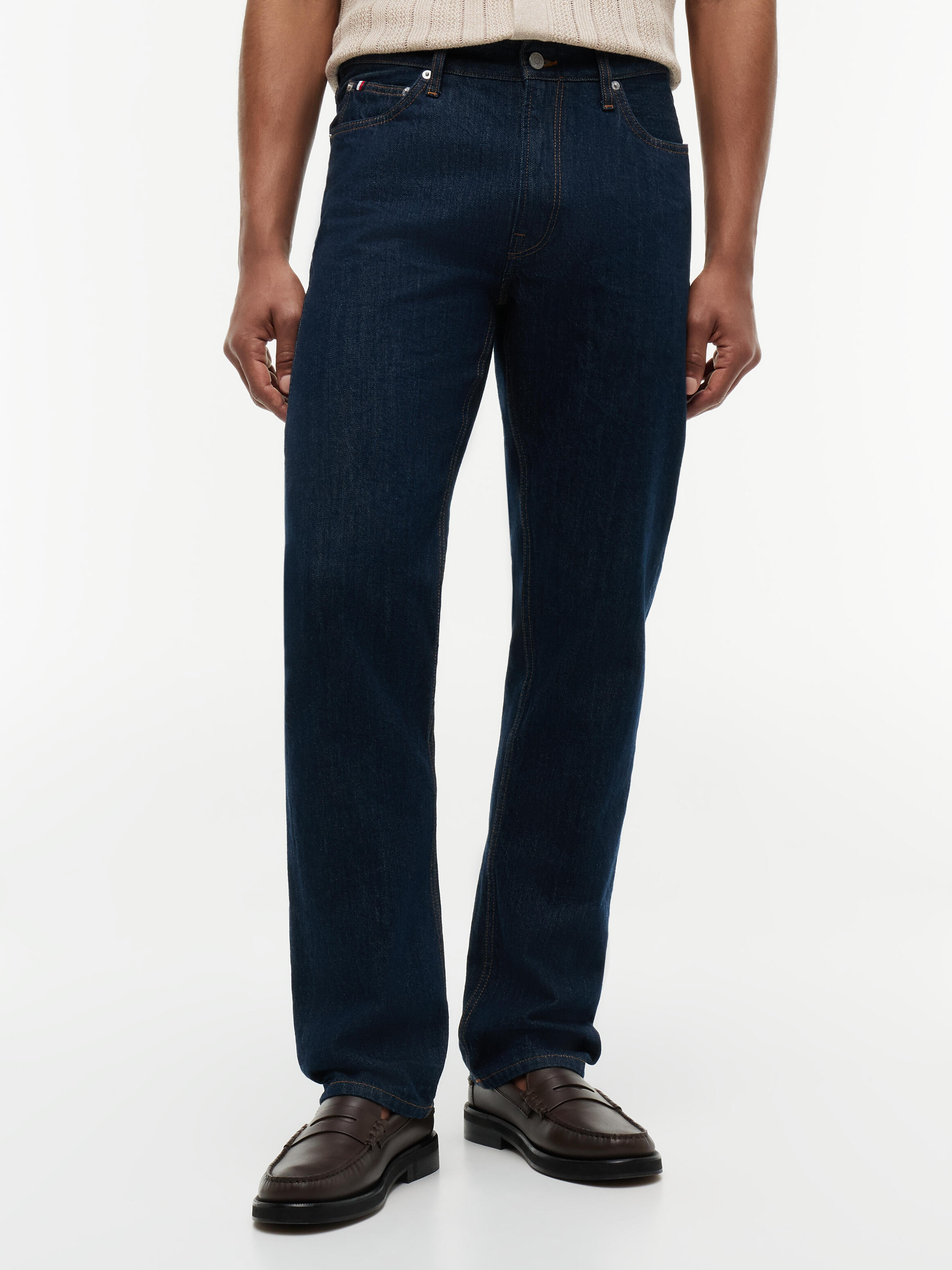 Tommy Hilfiger - Herren - Jeans - Straight Fit - 34/34 - Marine - Bild 2