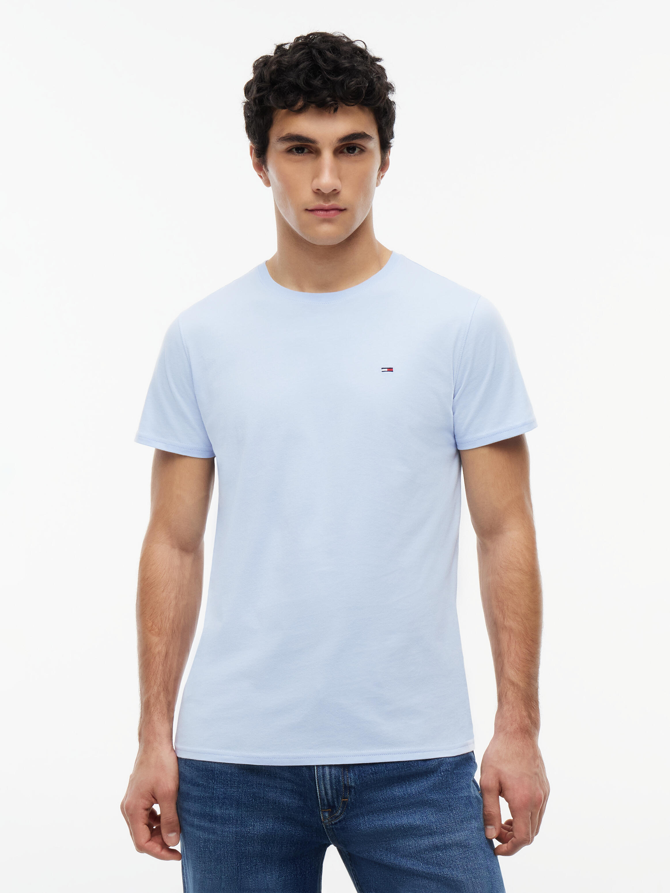 Tommy Jeans - Herren - T-Shirt - XL - Hellblau - Bild 3