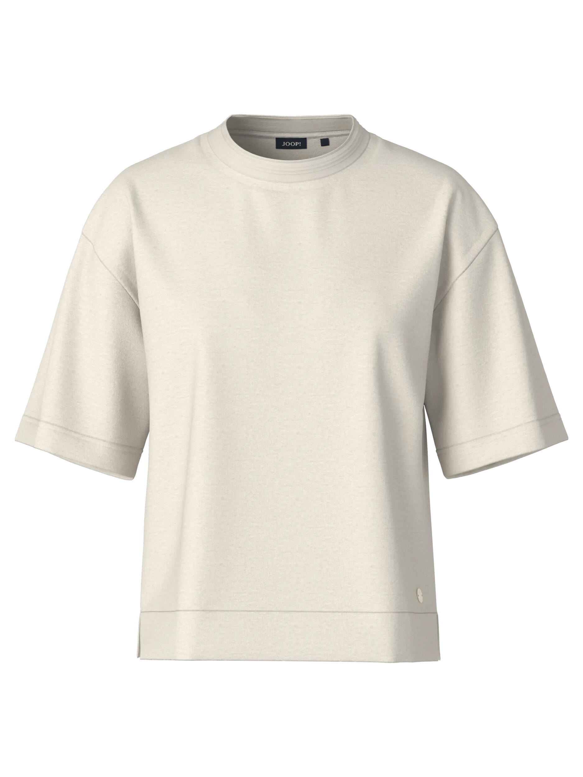 VAN GRAAF Joop! Damen Ecru T-Shirt Baumwolle Weiß, Größe 38 - Bild 3