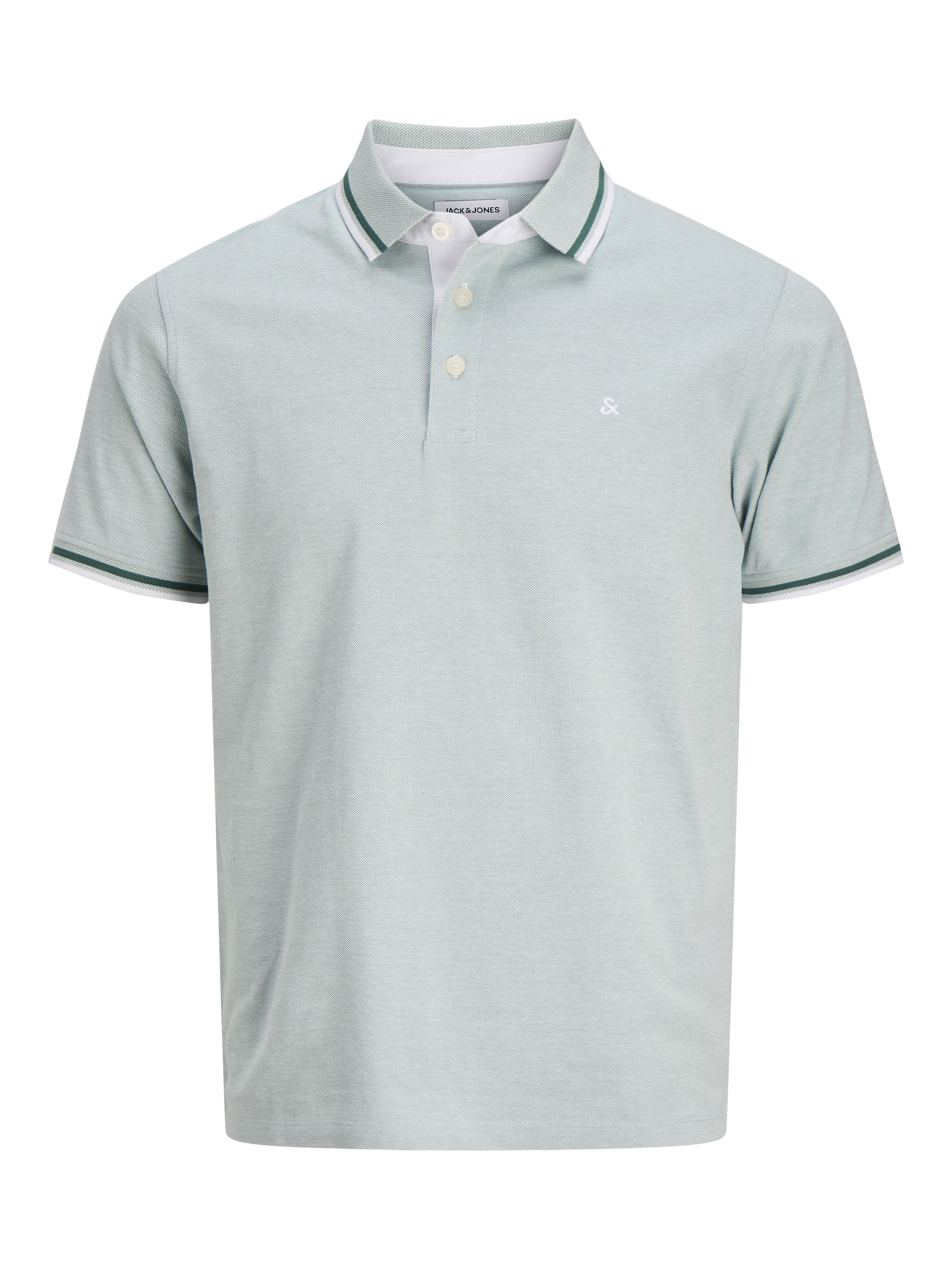 Jack & Jones Herren Hellblau Poloshirt Paulos 12136668 Regular Fit - Bild 3