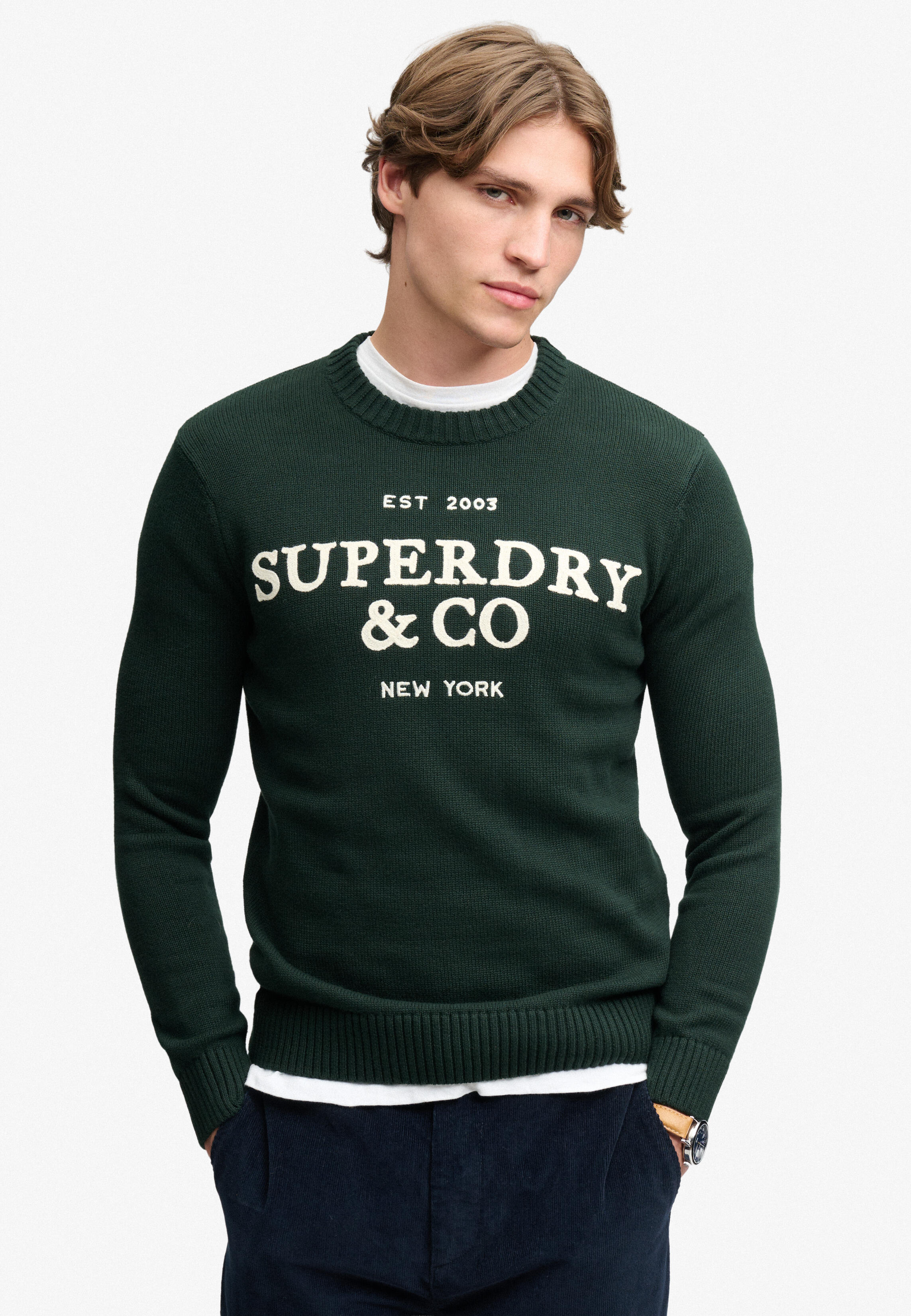 Superdry Vert Pullover Applique Graphic - Bild 3