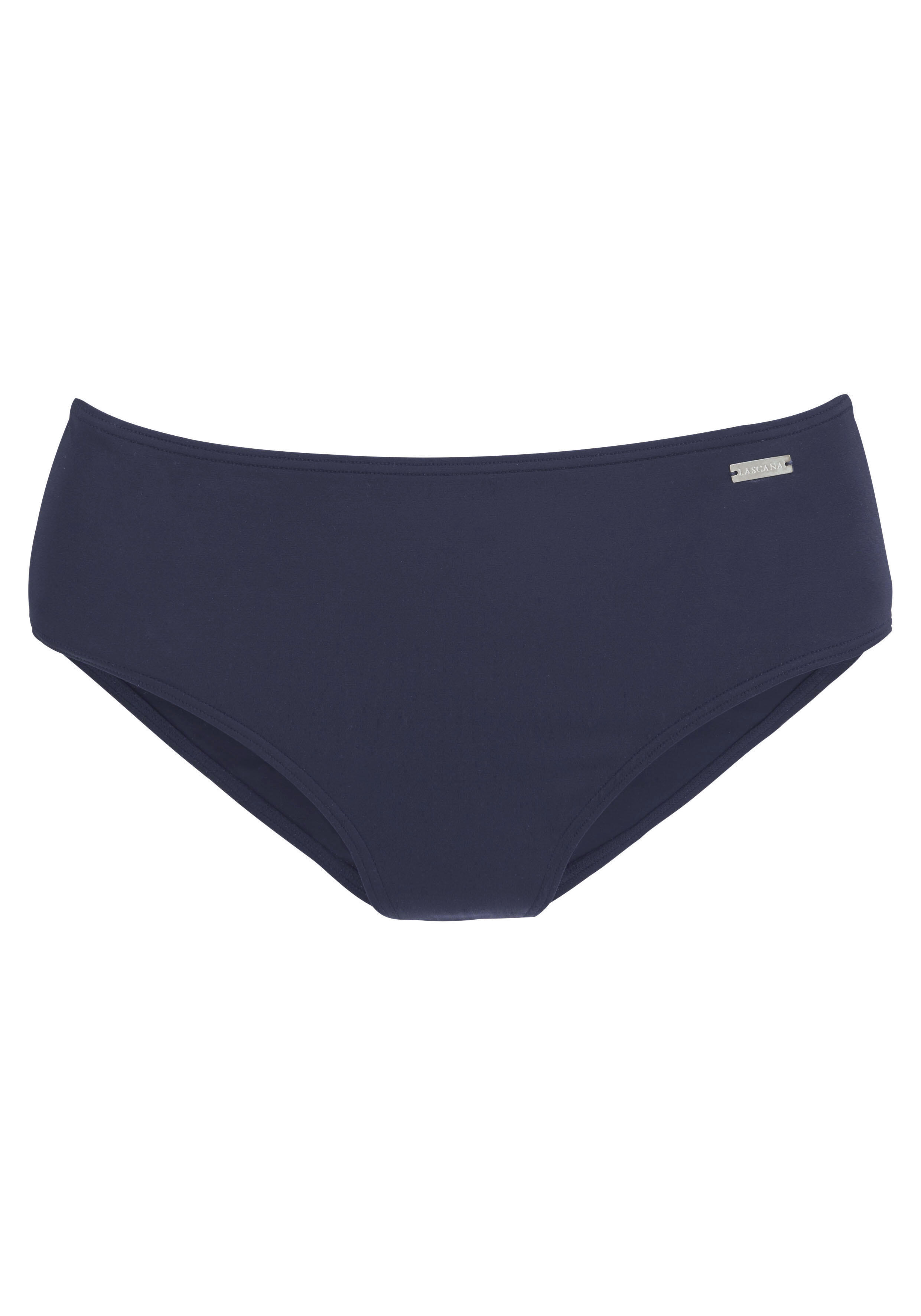 Lascana - Bikinihose (Höher Geschnitten) Navy - Gr. - 46