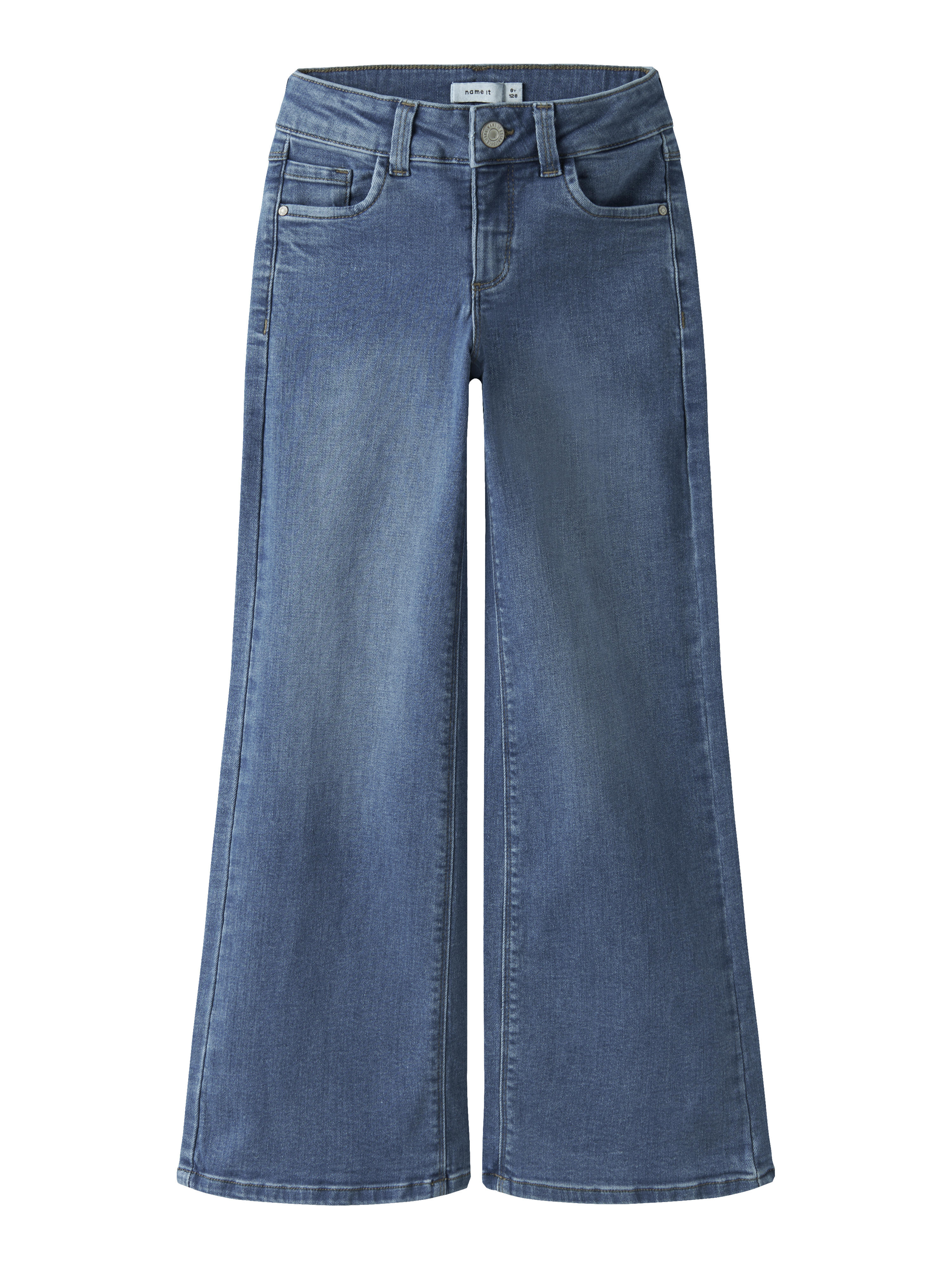 Name It - Nkfpolly X-Wide Jeans 3057-Fr Noos Medium Blue Denim - Gr. - 158 - Bild 2