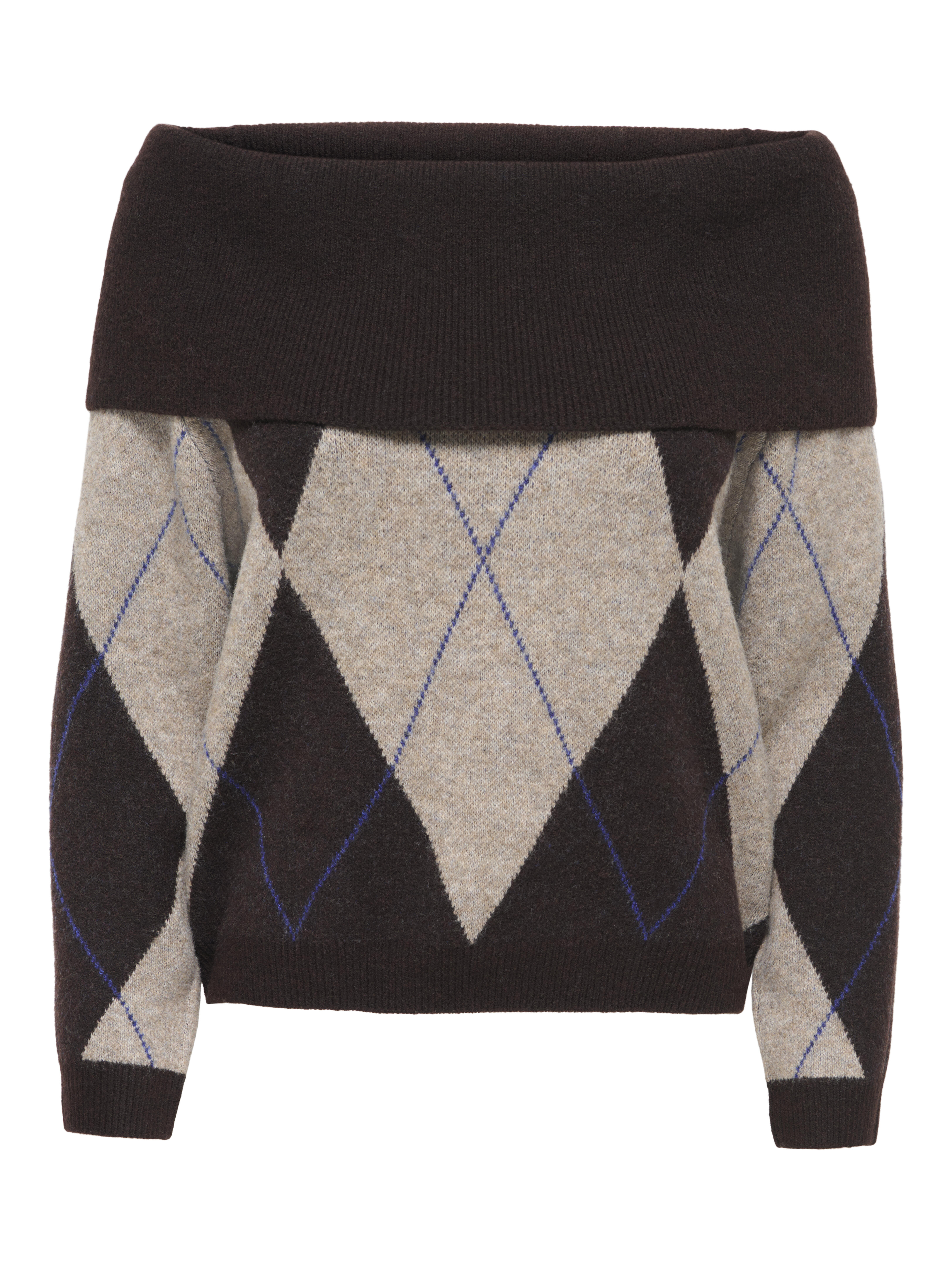 Only - Onlalivia Ls Off Shoulder Knt Coffee Bean - Gr. - Xs - Bild 2