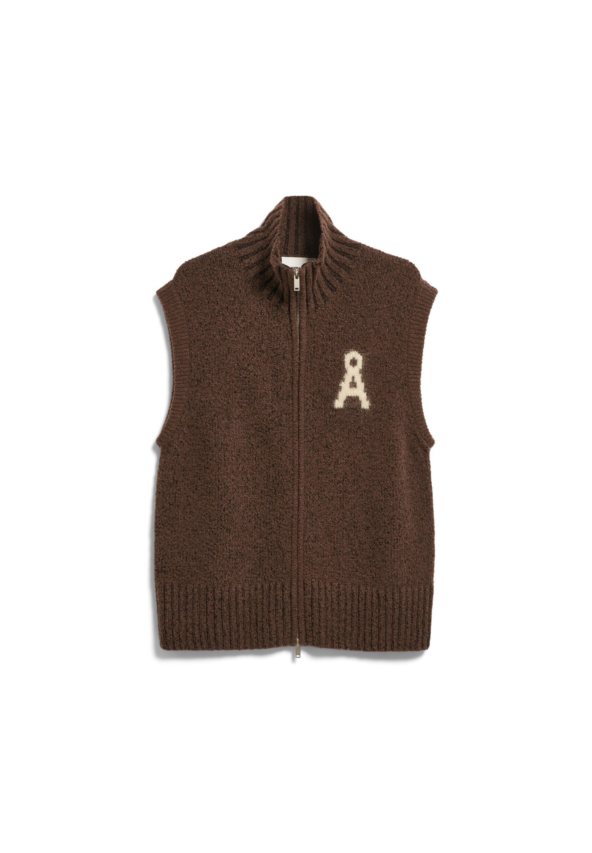 Armedangels Damen Marron Ärmellose Bouclé-Weste - Bild 2
