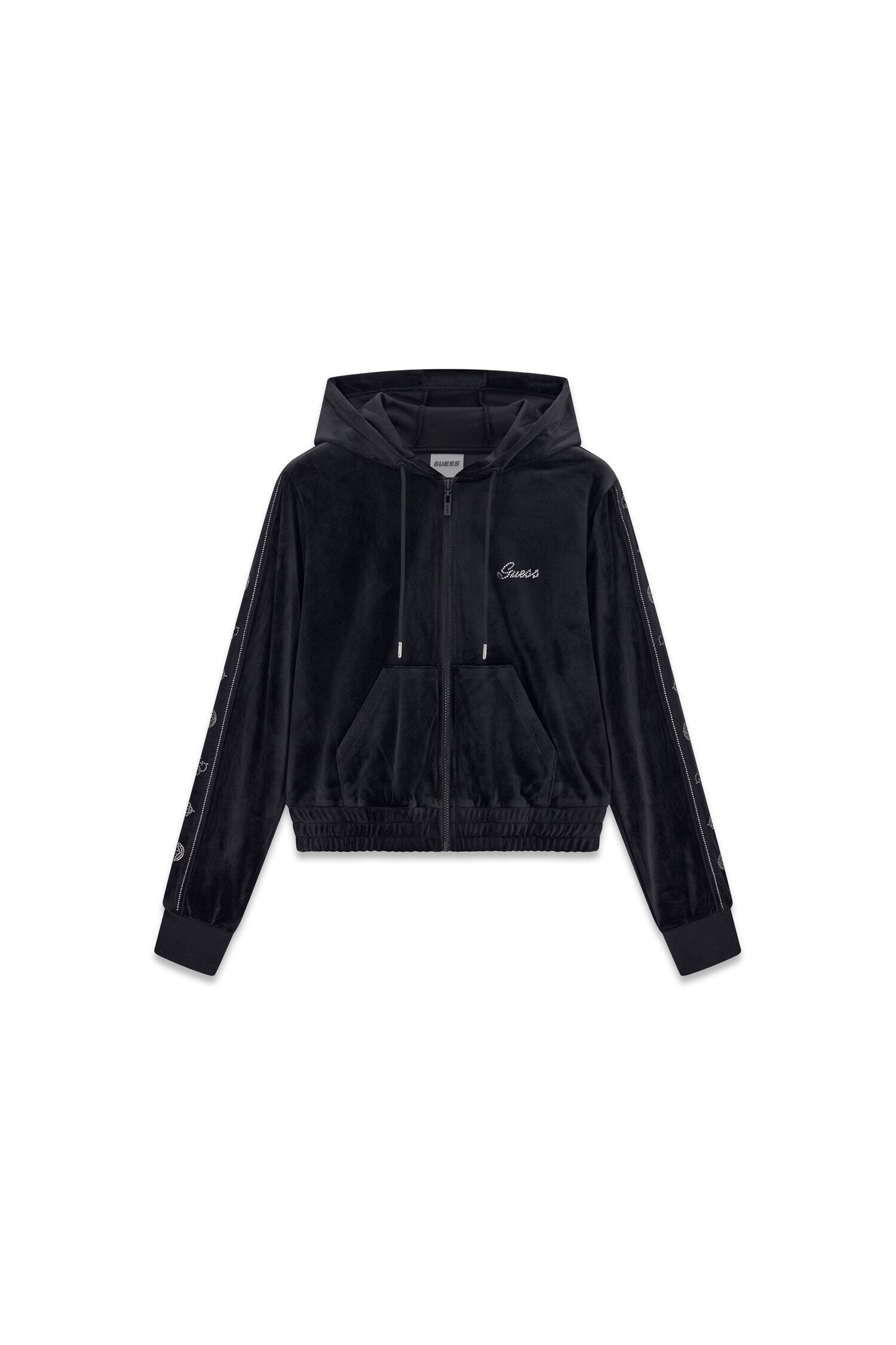 Guess, Unisex, Pullover, Amalia, Schwarz, (XL) - Bild 3