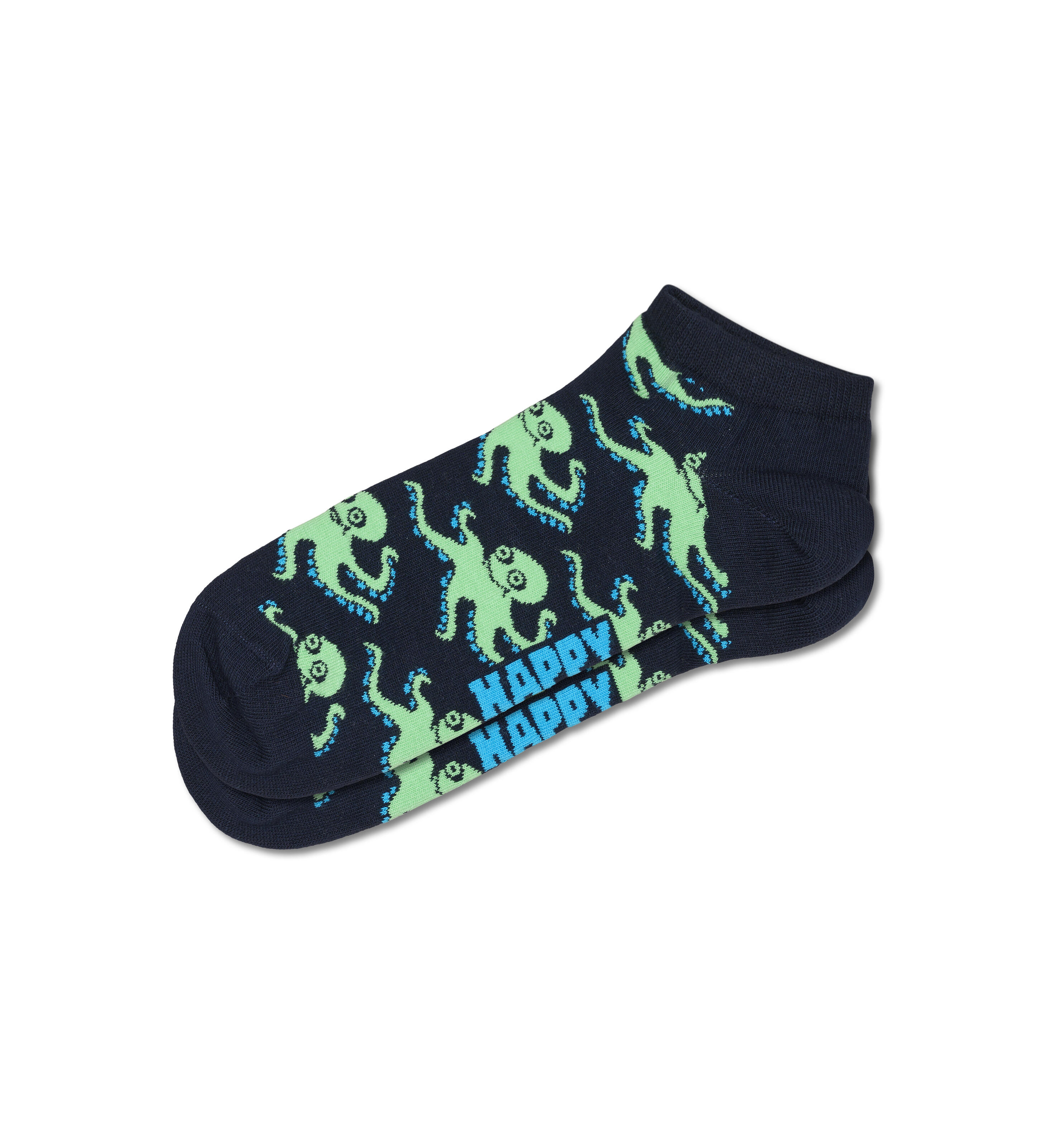 Happy Socks Blau - Octopus Low Sock - Gr. - 43.5