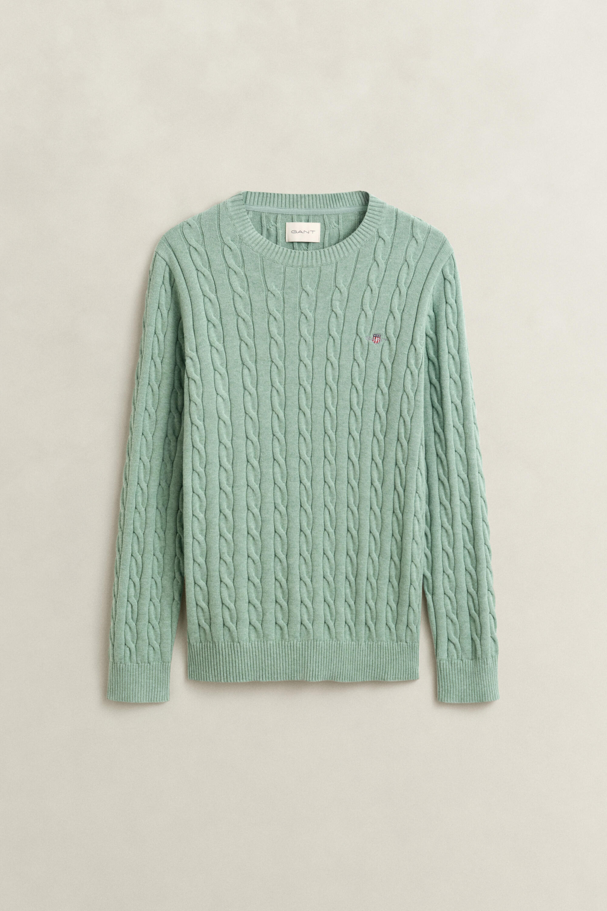 Gant Vert Gestrickter Pullover Mit Twists Classic - Bild 6