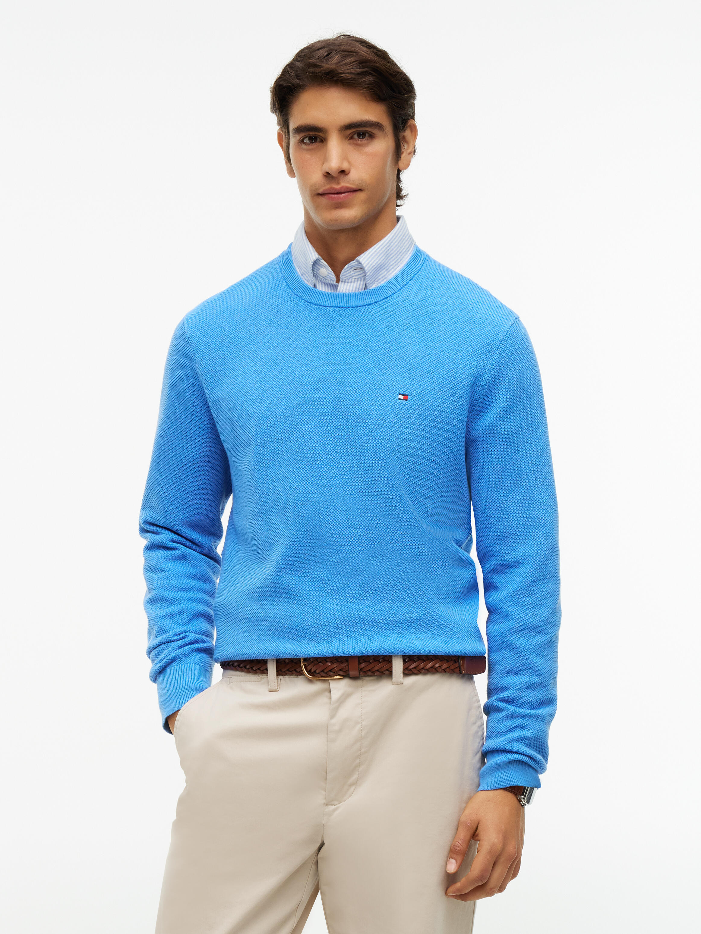 Tommy Hilfiger Herren Pullover Blau Gr. Übergröße XXL - Bild 4