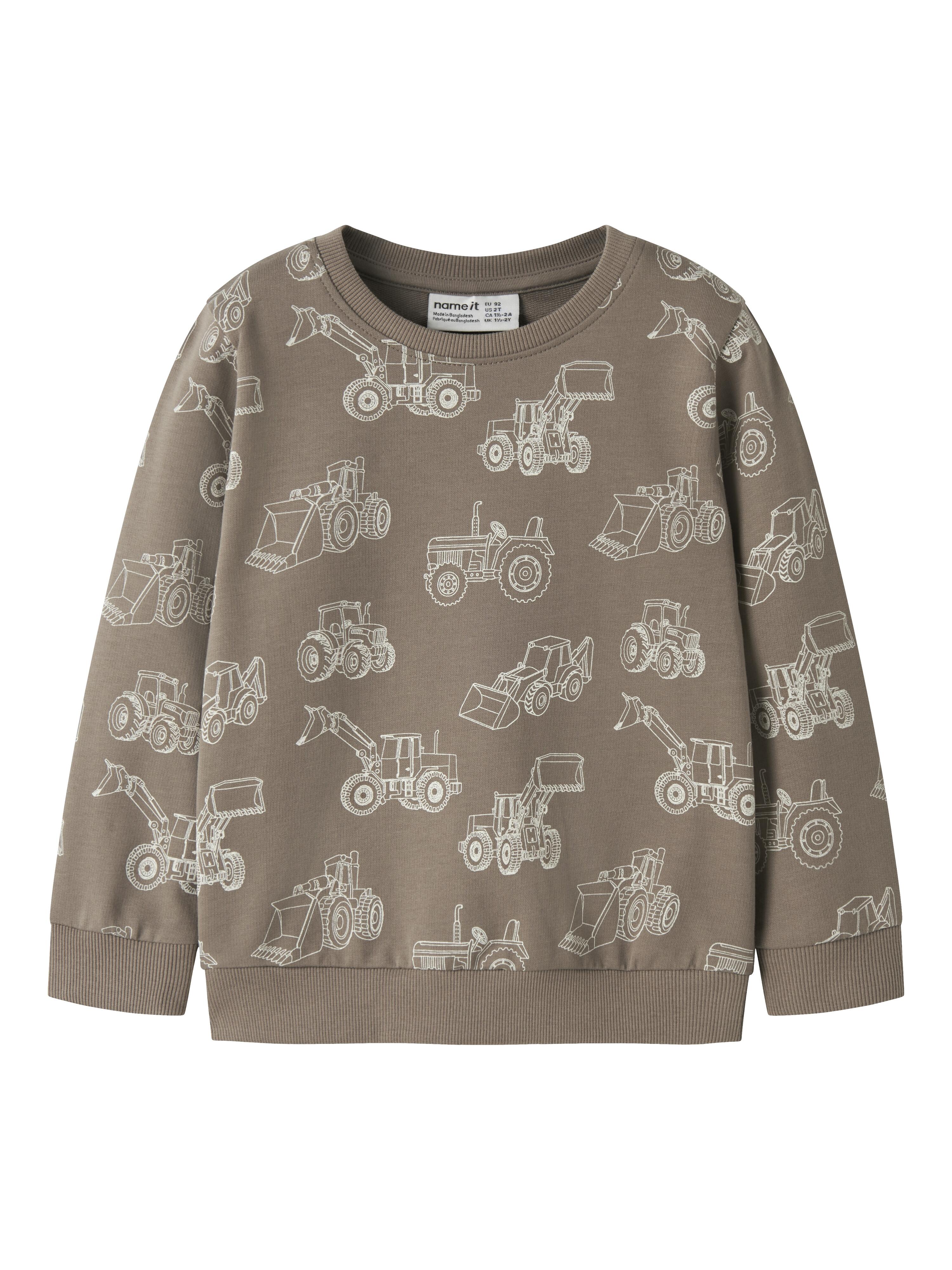 Name It Braun Sweatshirt Traktoren - Bild 3
