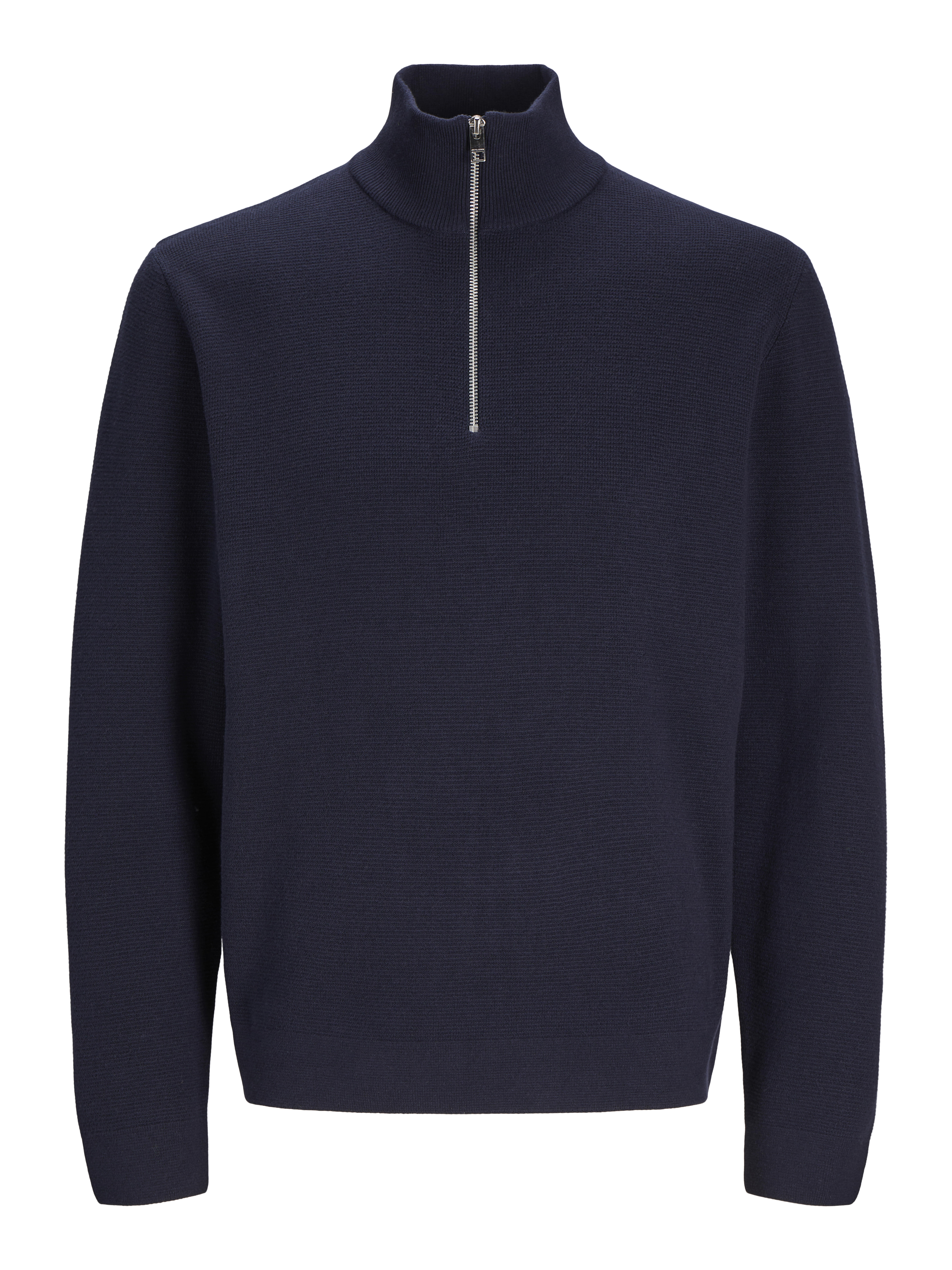 Jack & Jones Blau Pullover Mit Reißverschlusskragen Milano - Bild 6