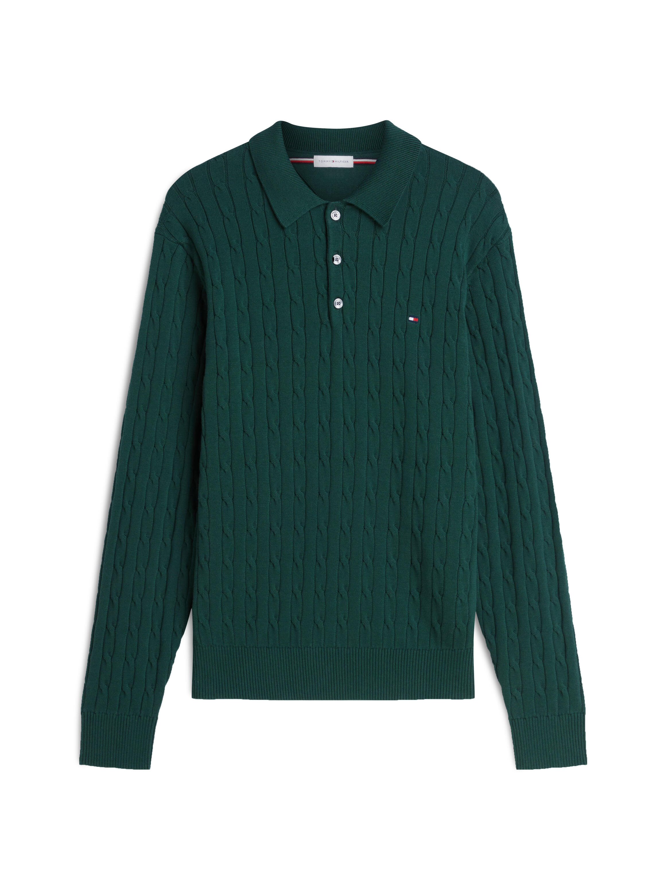 Tommy Hilfiger Herren Pullover Grün Gr. Groß - Bild 4
