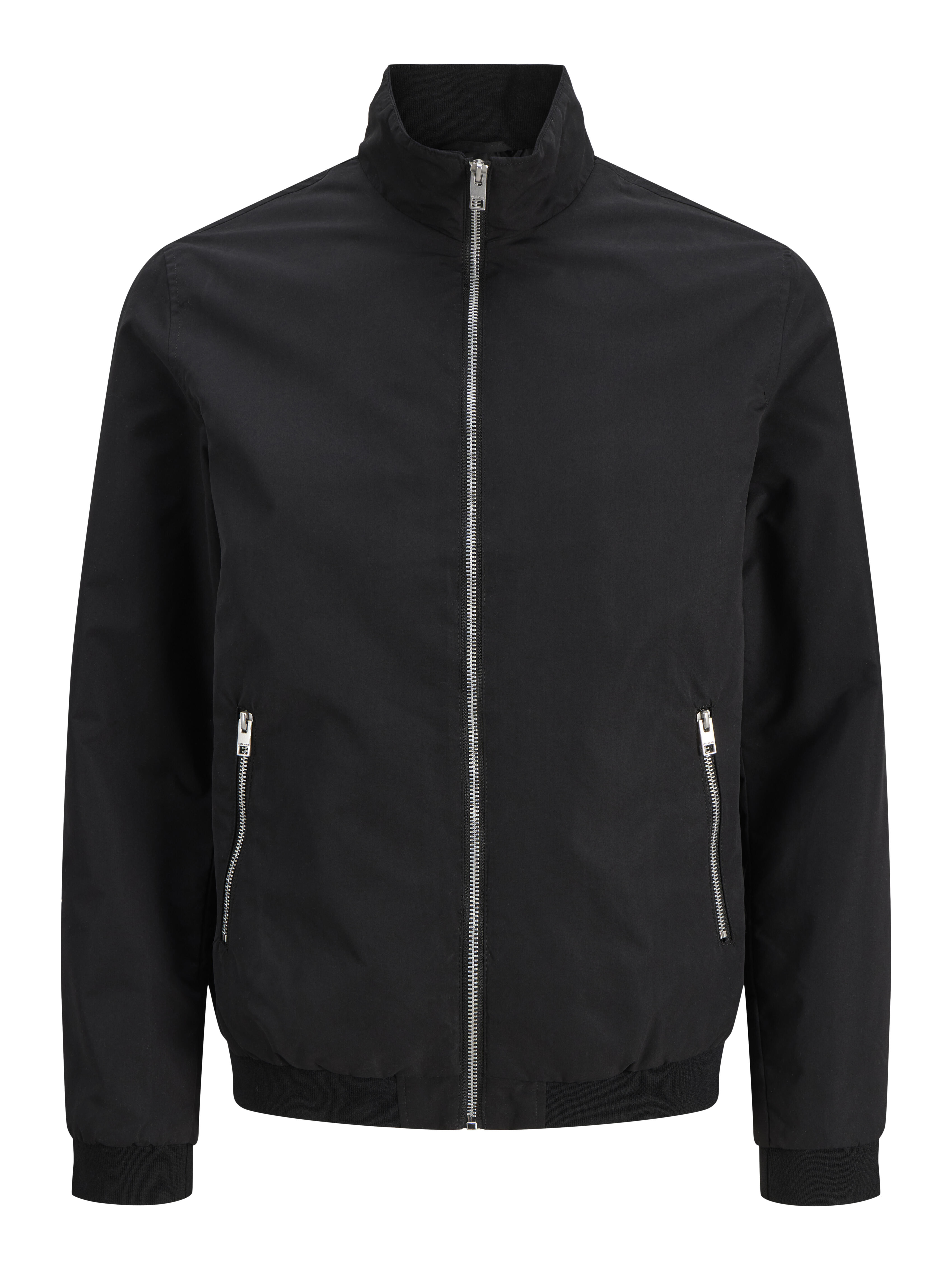Jack & Jones Herren Schwarz Jacke Rush Harrington - Bild 5